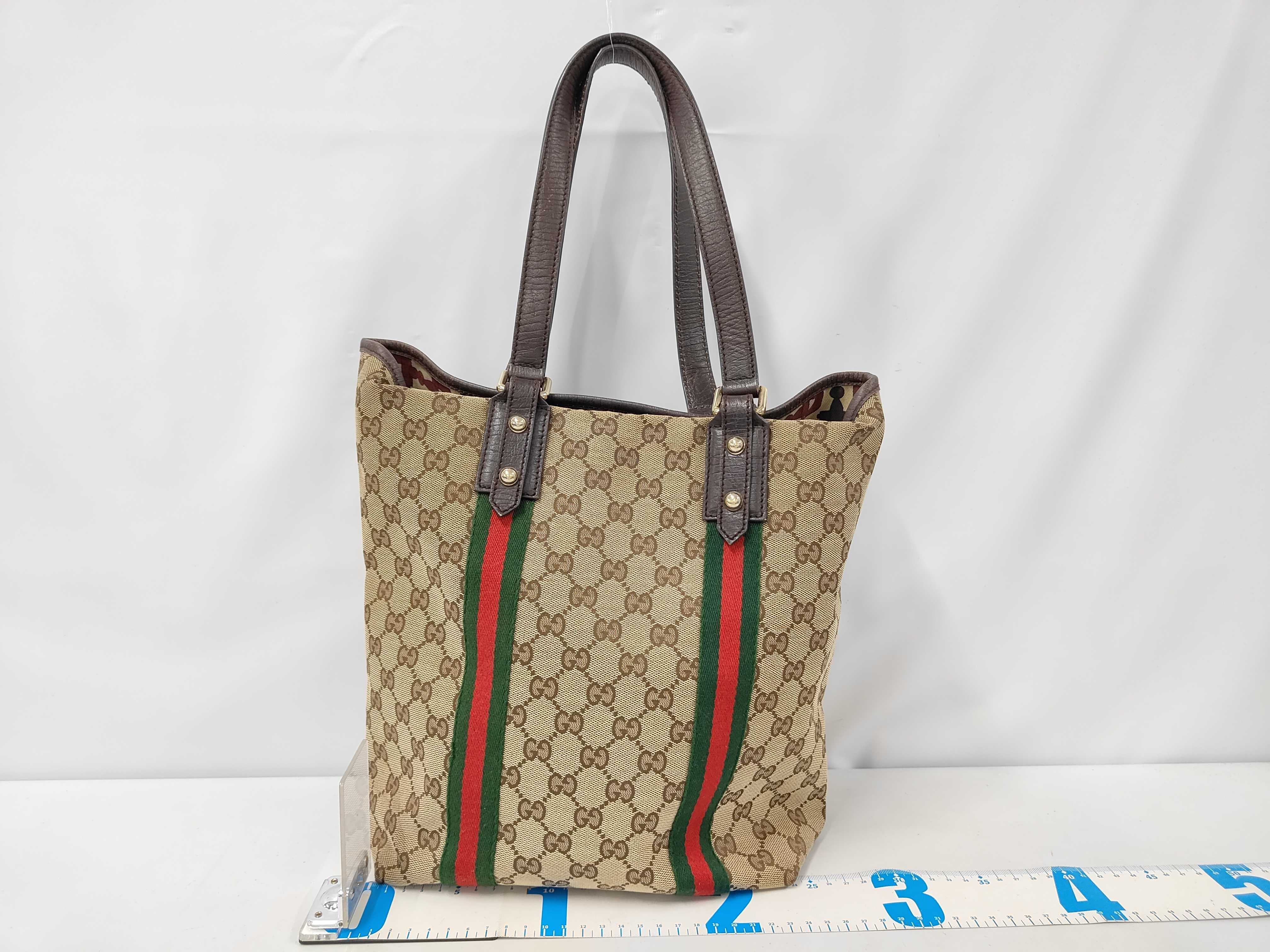 GG Canvas Tote Bag 162899 — view 2