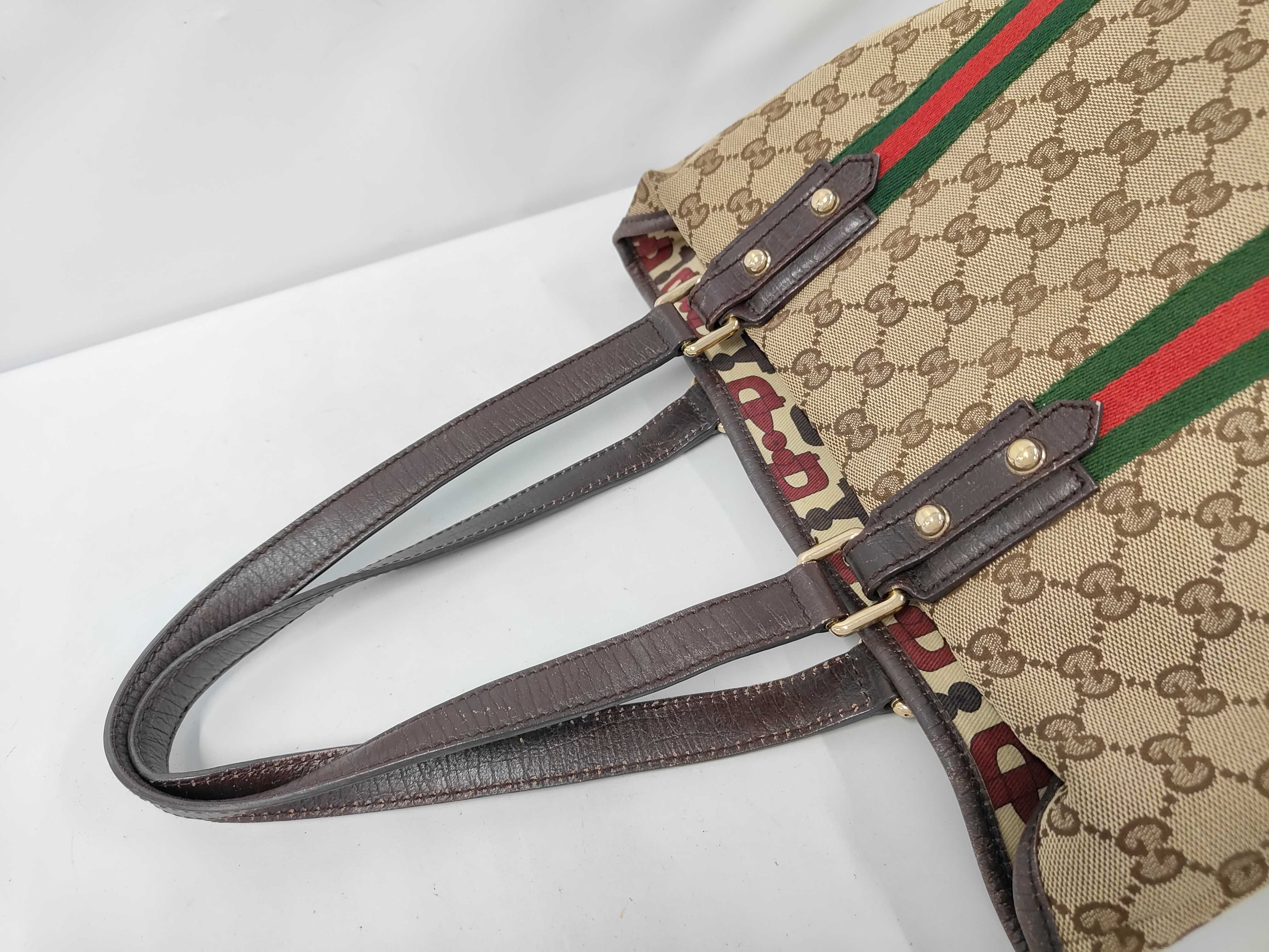 GG Canvas Tote Bag 162899 — view 5