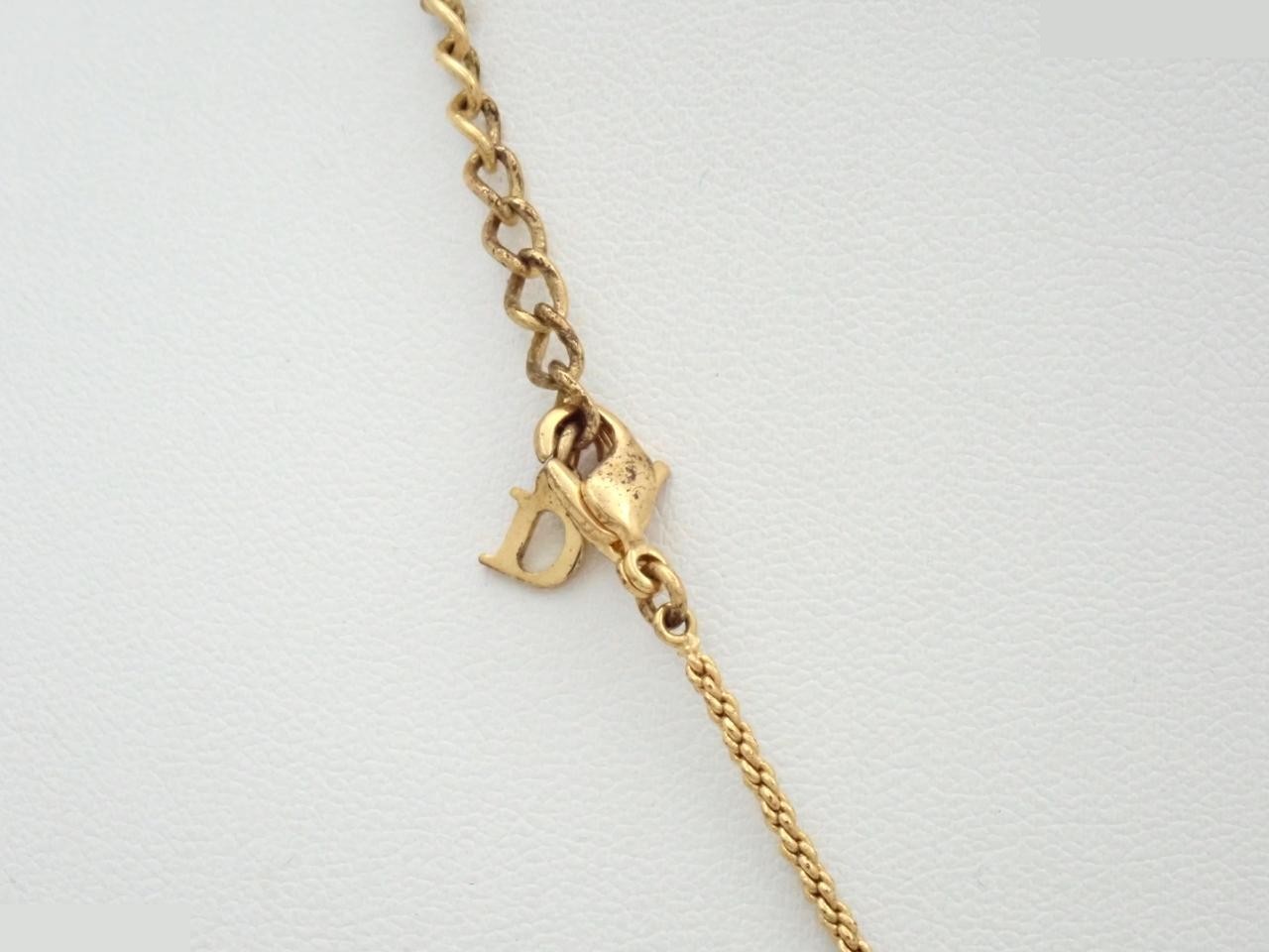 Trotter Rhinestone Logo Plate Necklace Pendant — view 3