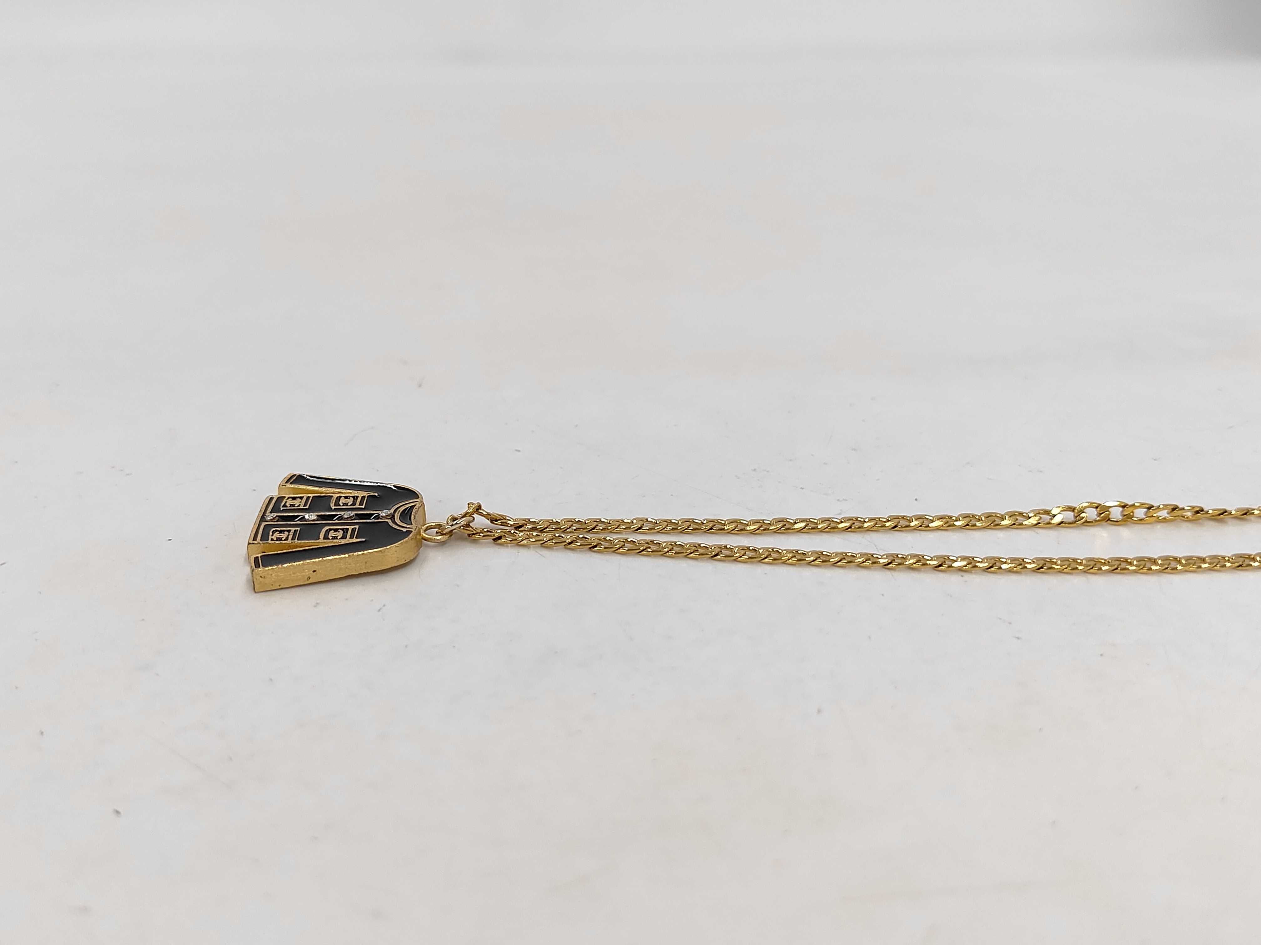 Jacket Motif Rhinestone Necklace 02A — view 4
