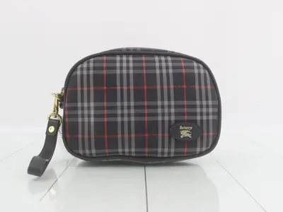 Burberrys Nova Check Pouch