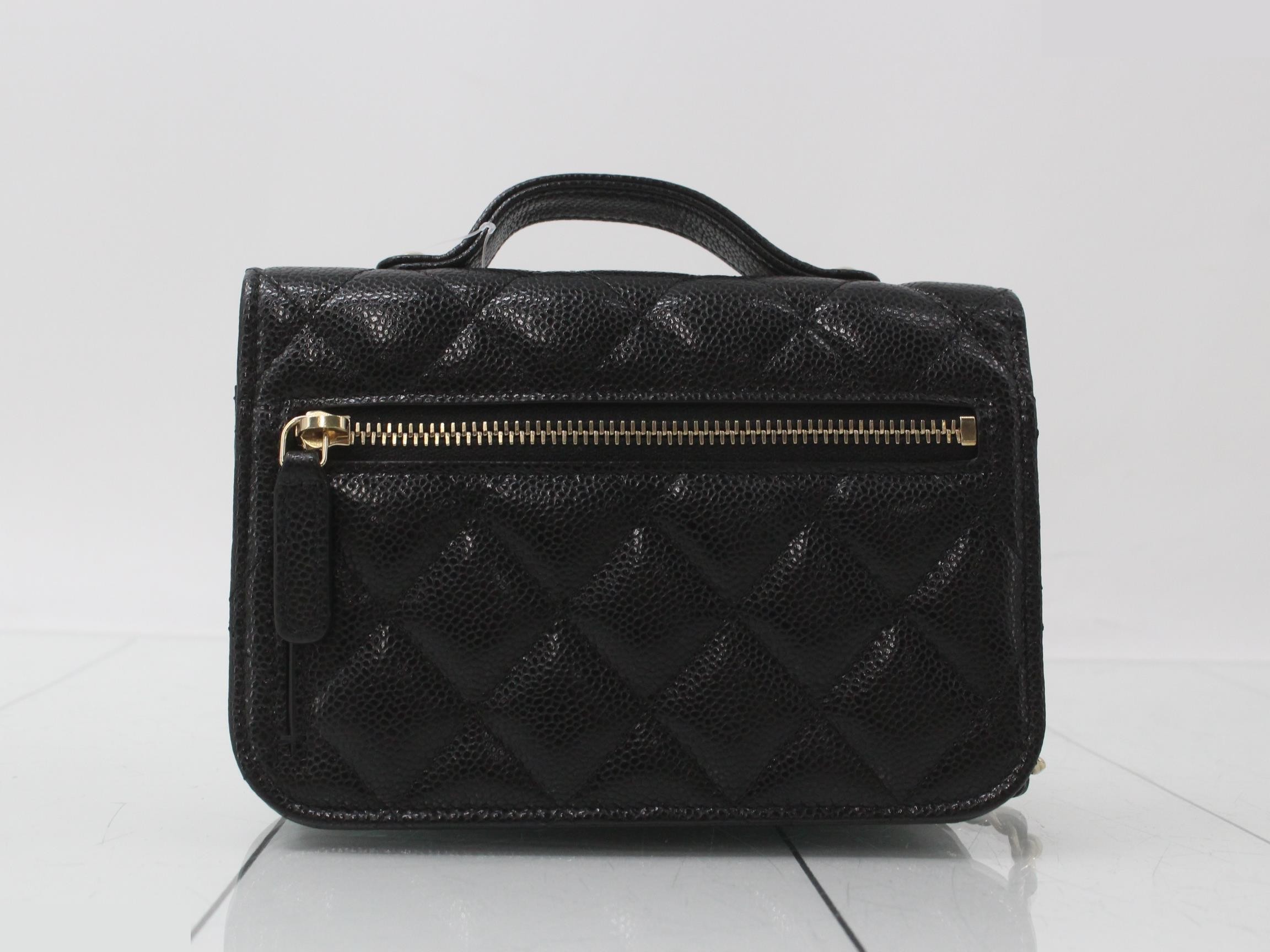 Business Affinity Matelassé Caviar 2-Way Handbag — view 2