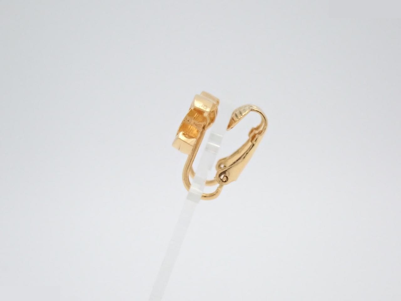 Coco Mark Gold Earrings — view 3