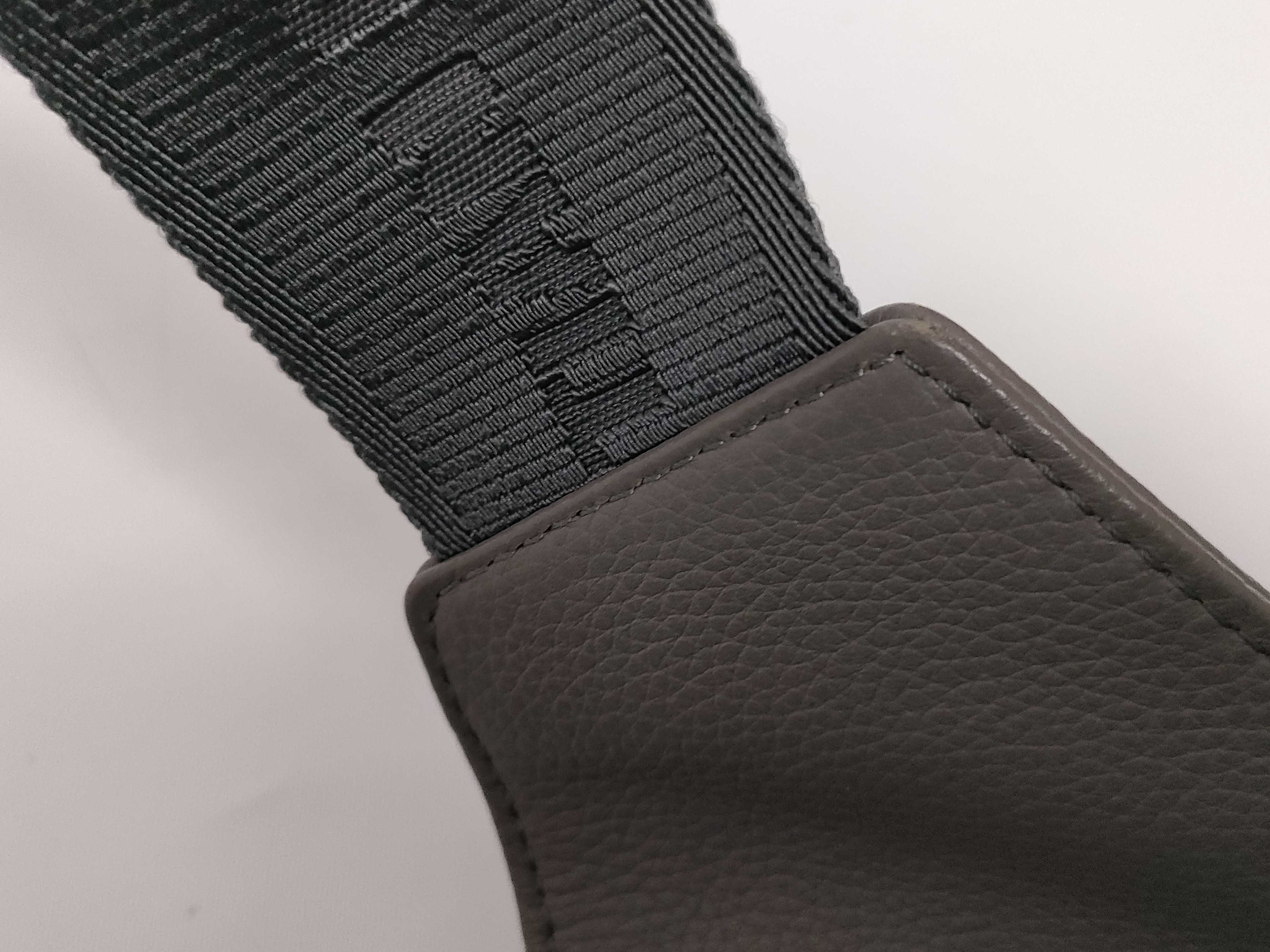Grey Leather Waist Bag — view 5