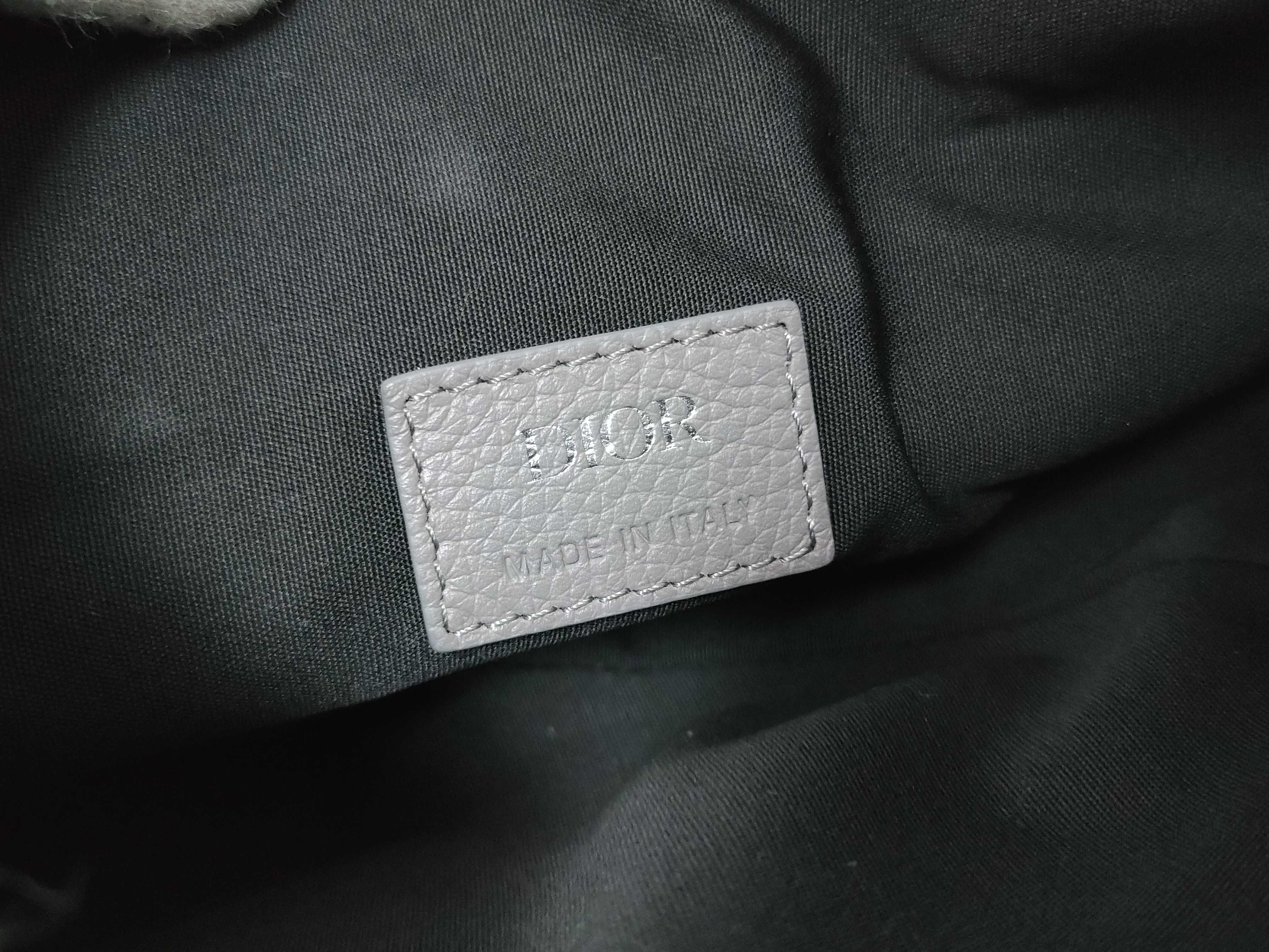 Grey Leather Waist Bag — view 10