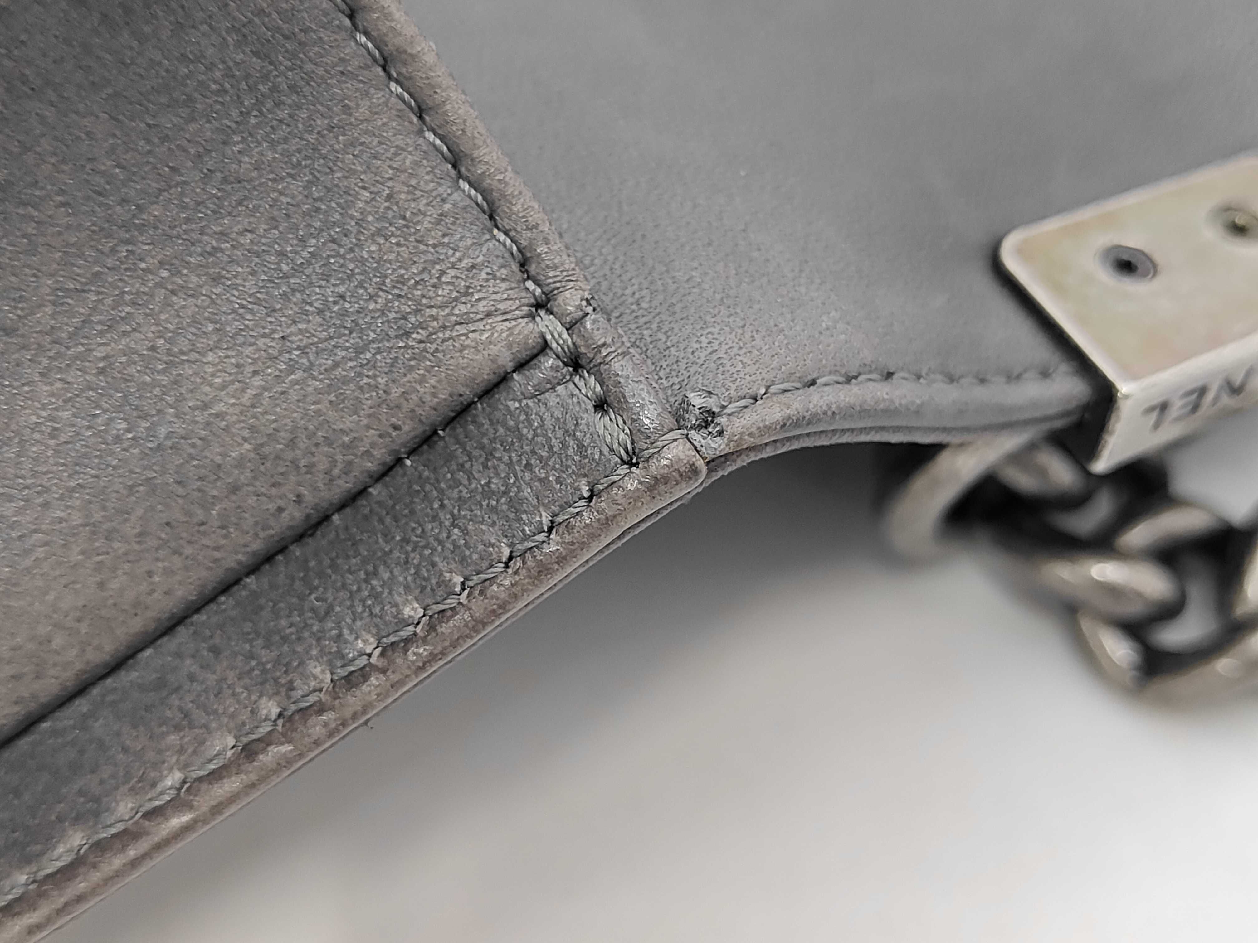 A67086 Boy Chanel/Matelassé Serial Number 16 Series Vintage Silver Hardware Shoulder Bag — view 12