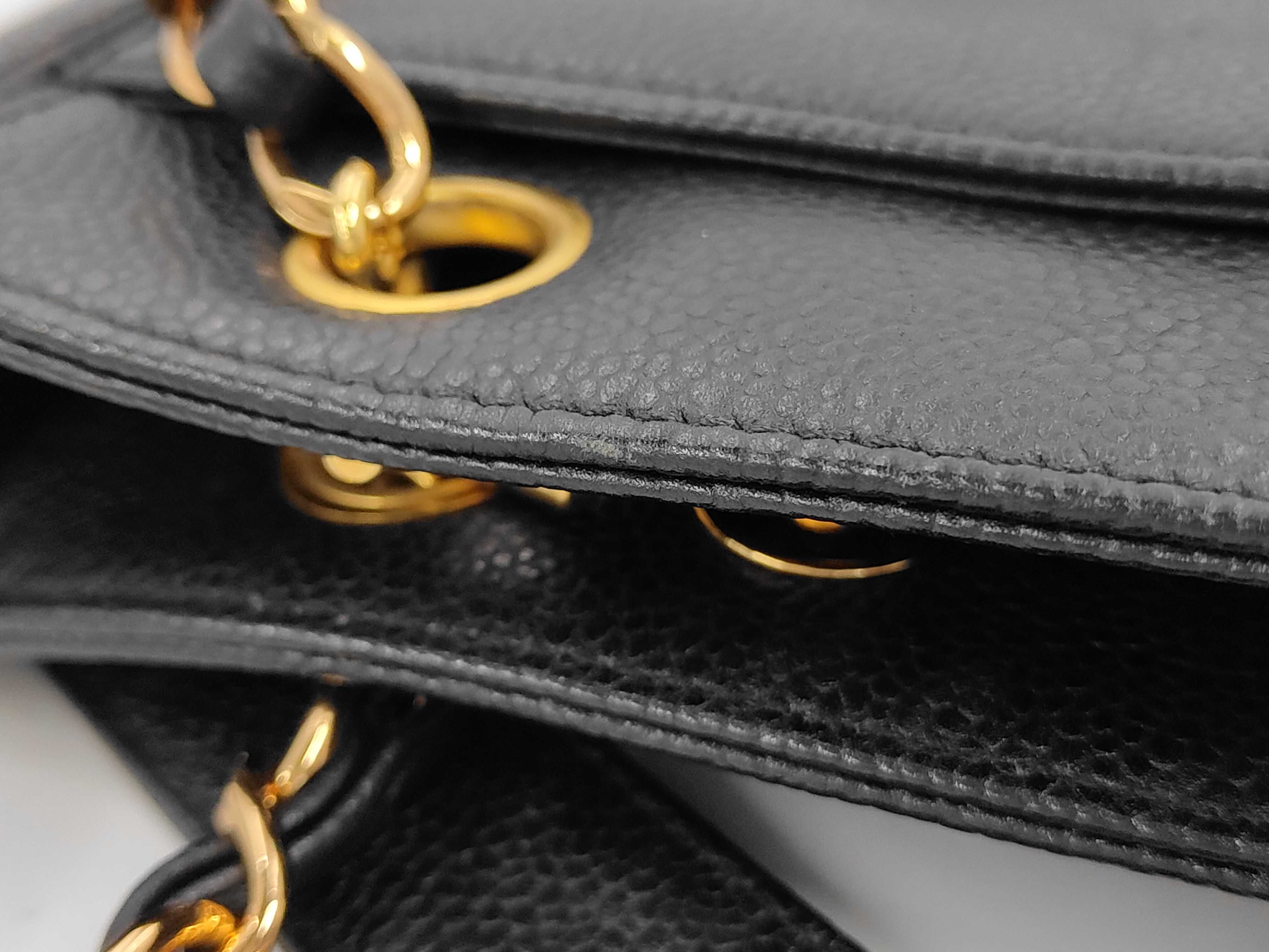 Shoulder Bag Turnlock Caviar Leather Black Coco Mark Shoulder Bag — view 12