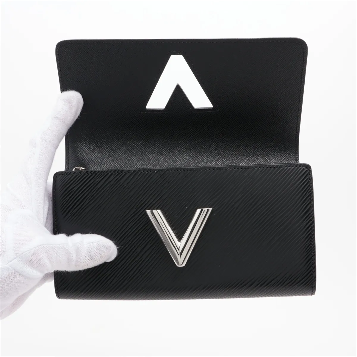Epi Portefeuille Twist M68309 Noir Long Wallet RFID Reactive — view 3
