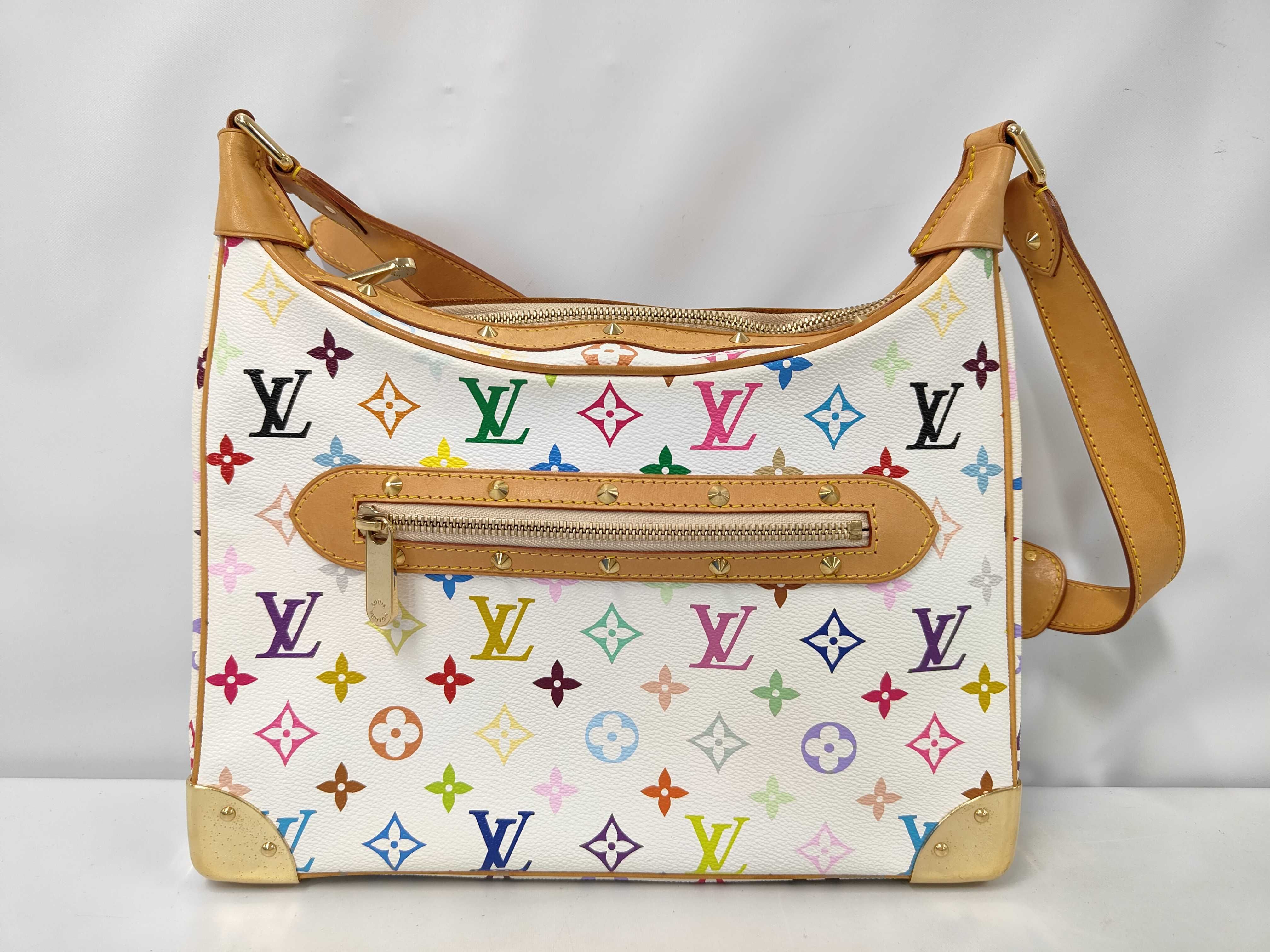 Multicolor White Boulogne TH1047 Shoulder Bag