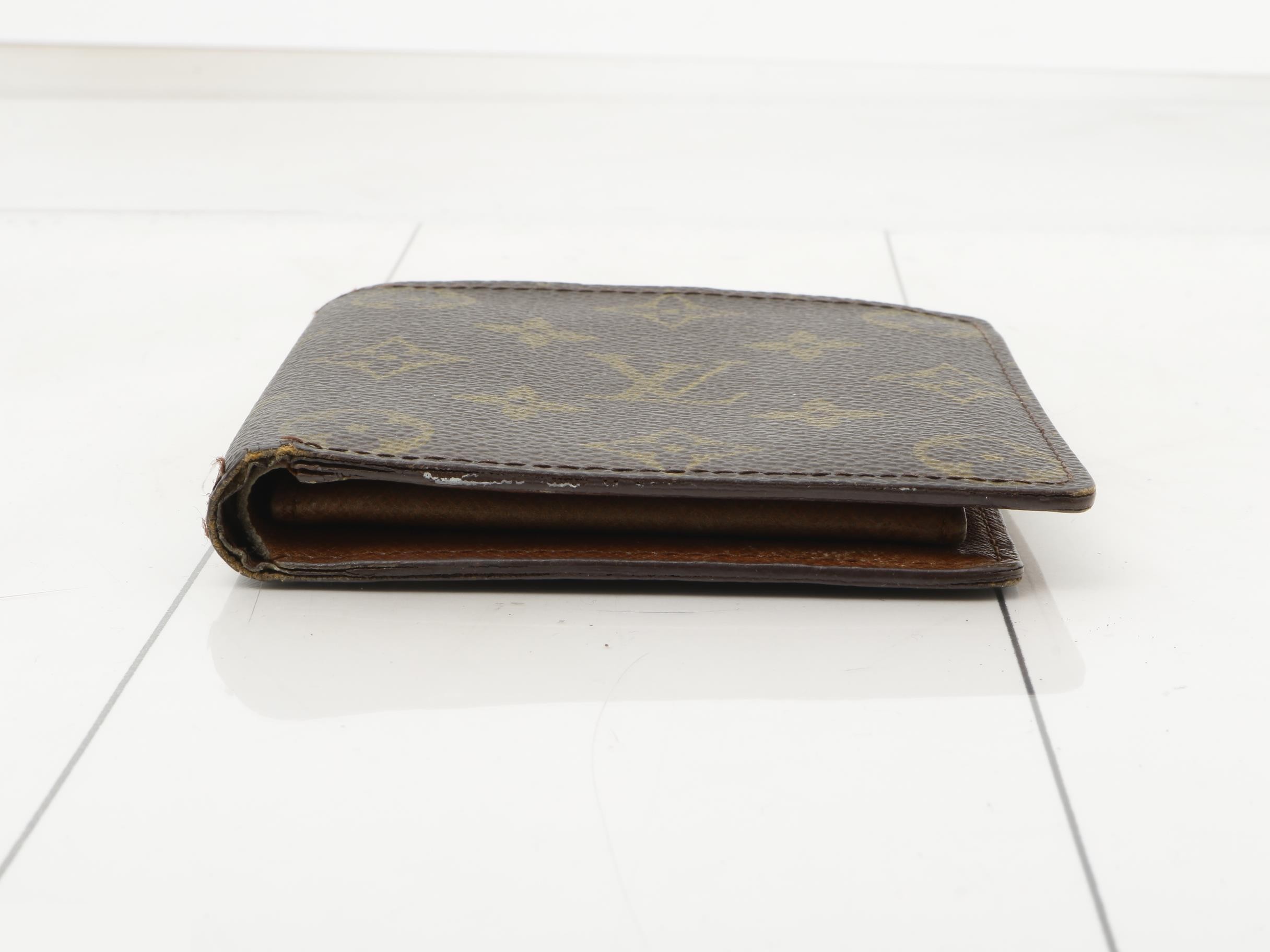 Monogram Portefeuille Cartes Crédit Monnaie Bi-fold Wallet — view 3