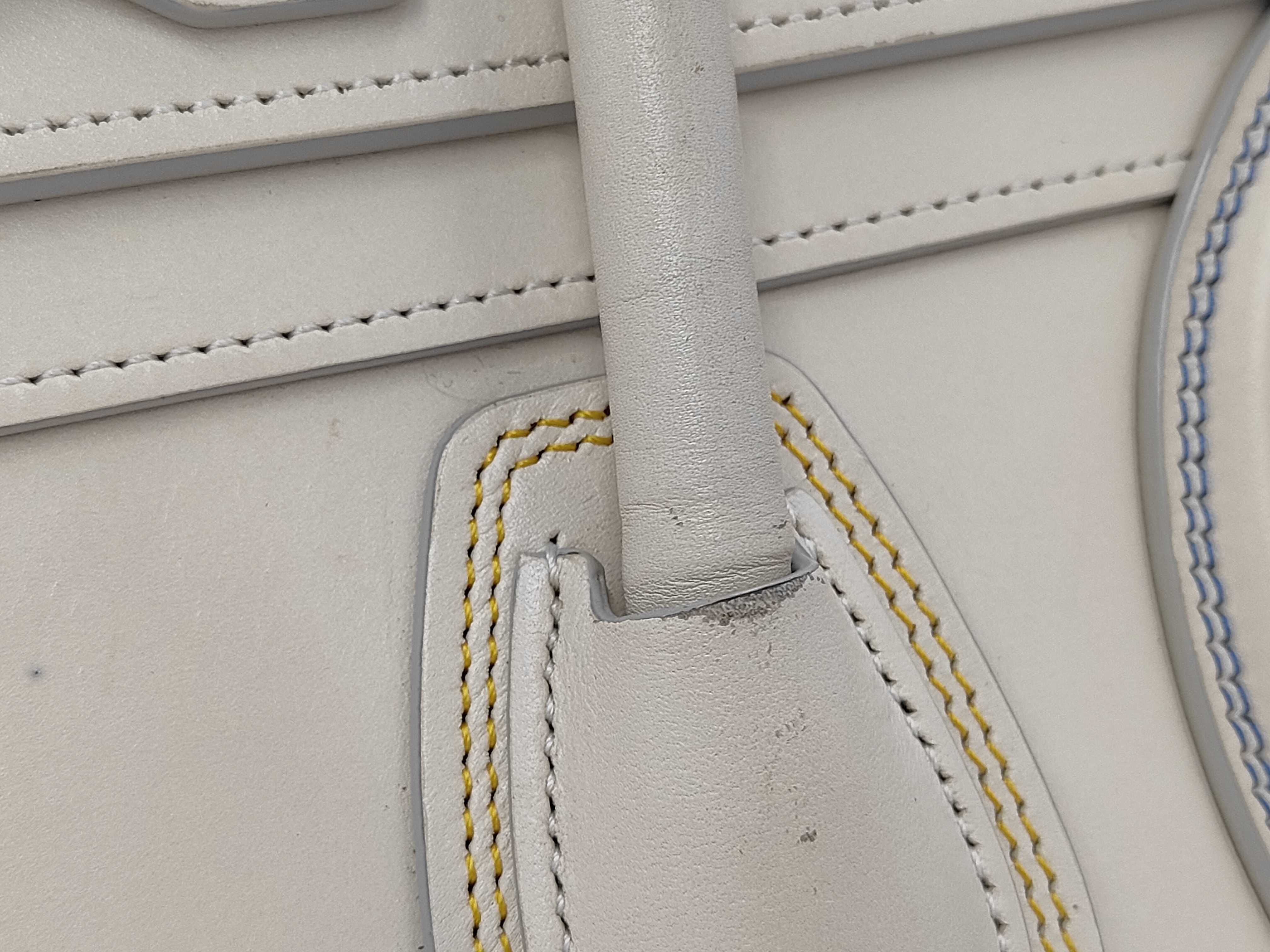 Luggage Micro White Handbag — view 3