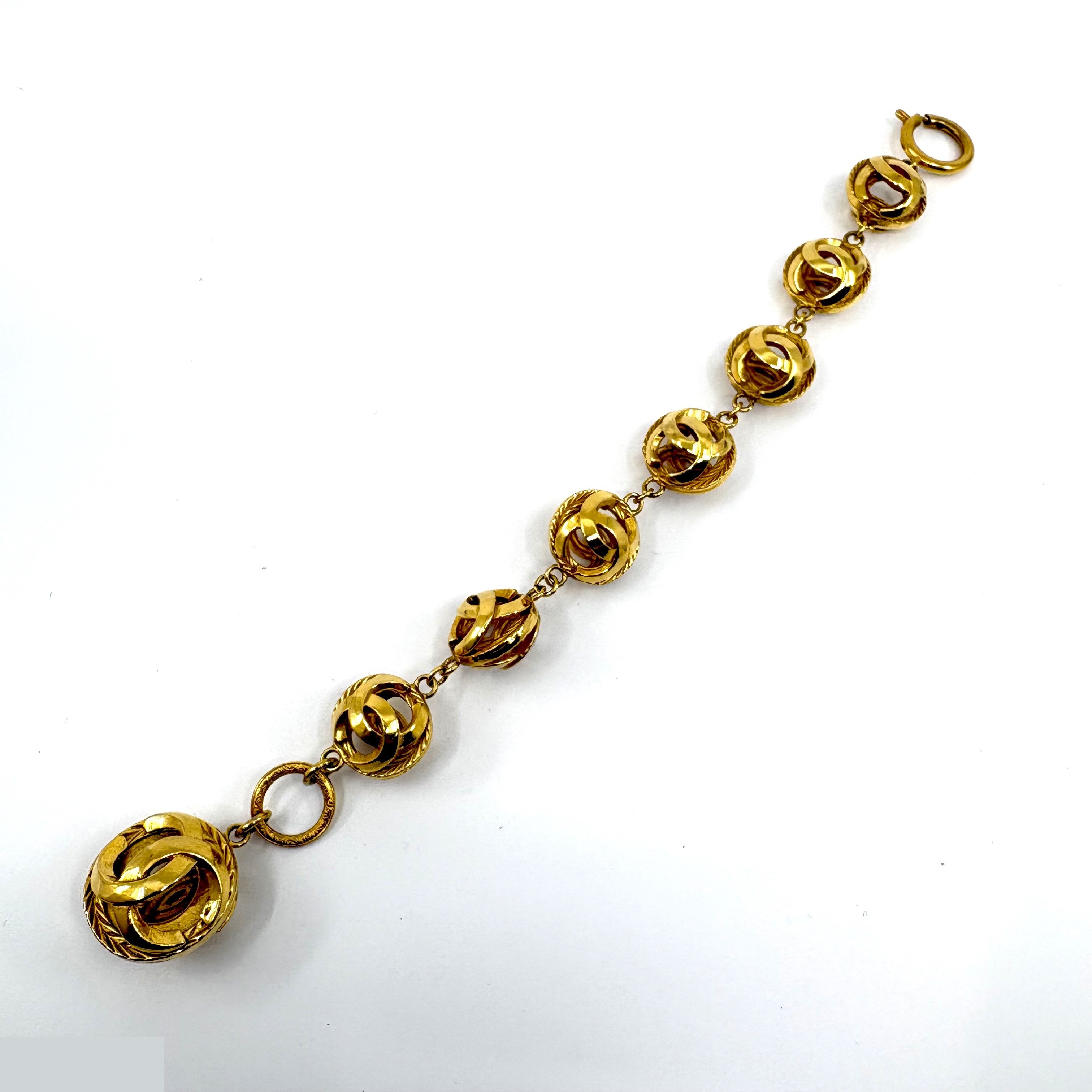 Coco Ball (precious metal) bracelet/bangle (metal), wrist circumference approximately 18 cm — view 2