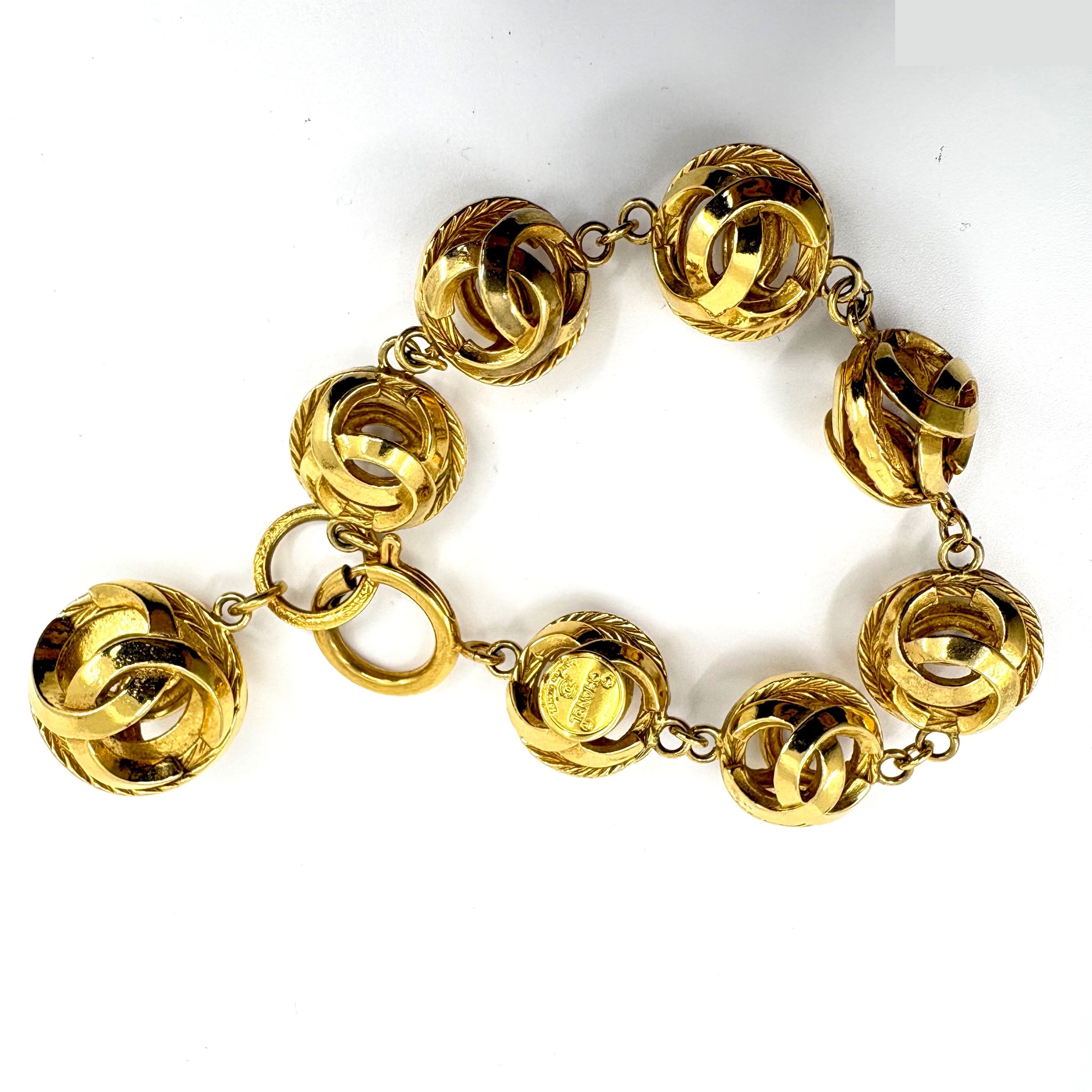 Coco Ball (precious metal) bracelet/bangle (metal), wrist circumference approximately 18 cm — view 3