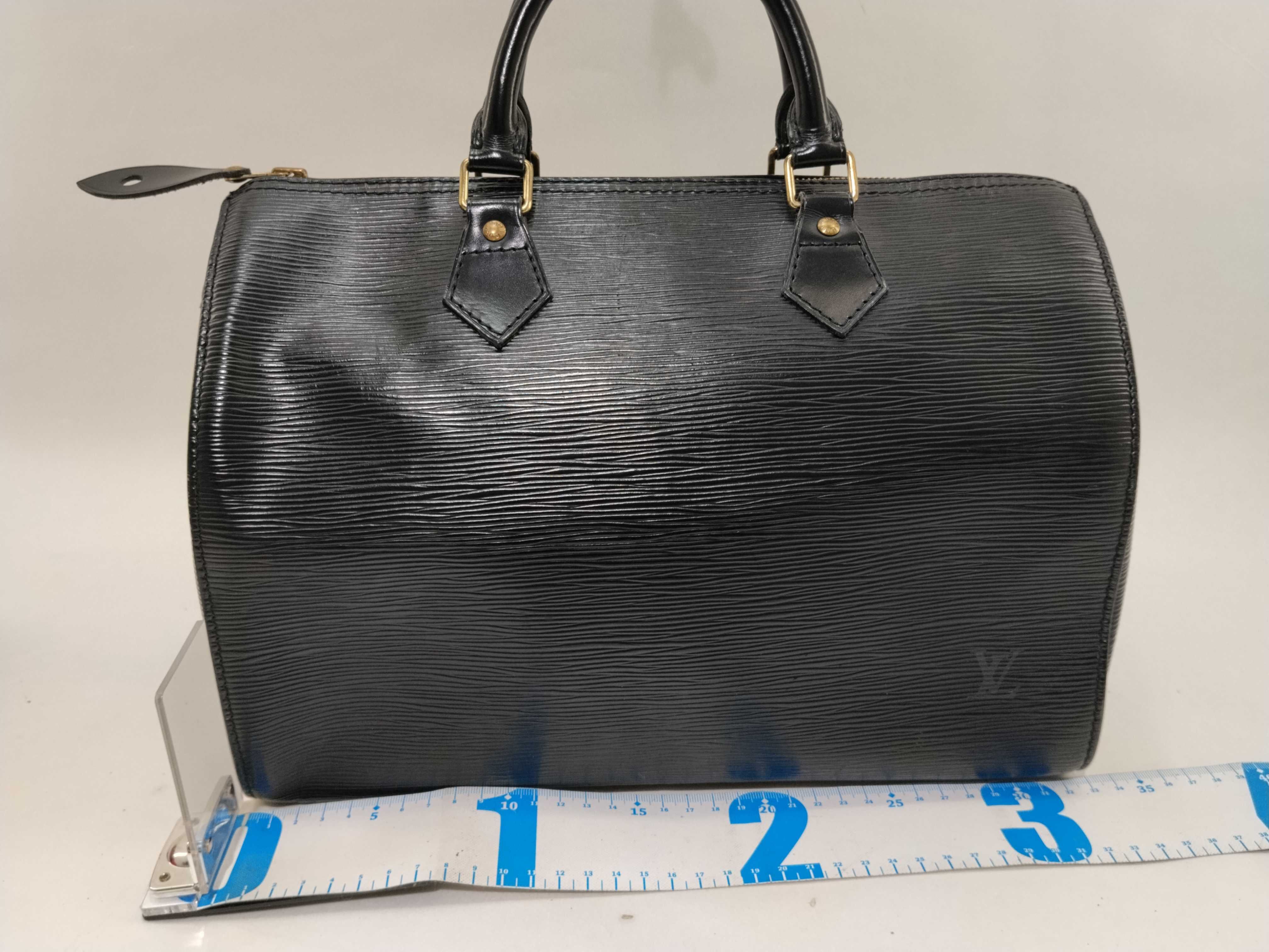 Epi FR- Epi Speedy 30 M59022 VI0992 Black Handbag — view 2