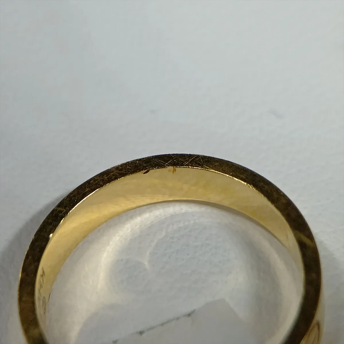 Mini Love Ring, 750 (Yellow Gold), 3.0g, Size 47, KHV391, some dents, CRB4085047 — view 6