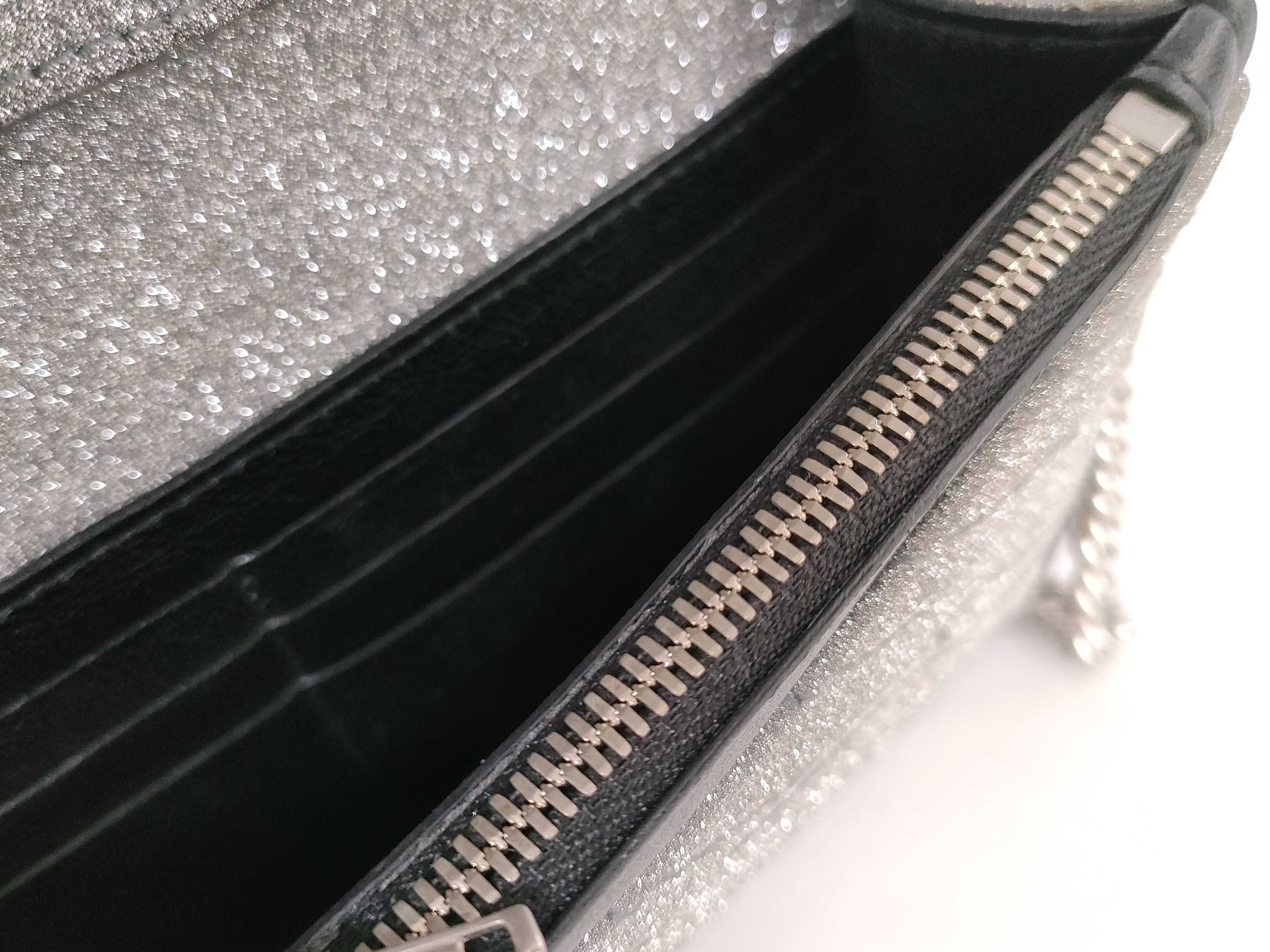 Chain Shoulder Bag, Silver Shoulder Bag — view 10