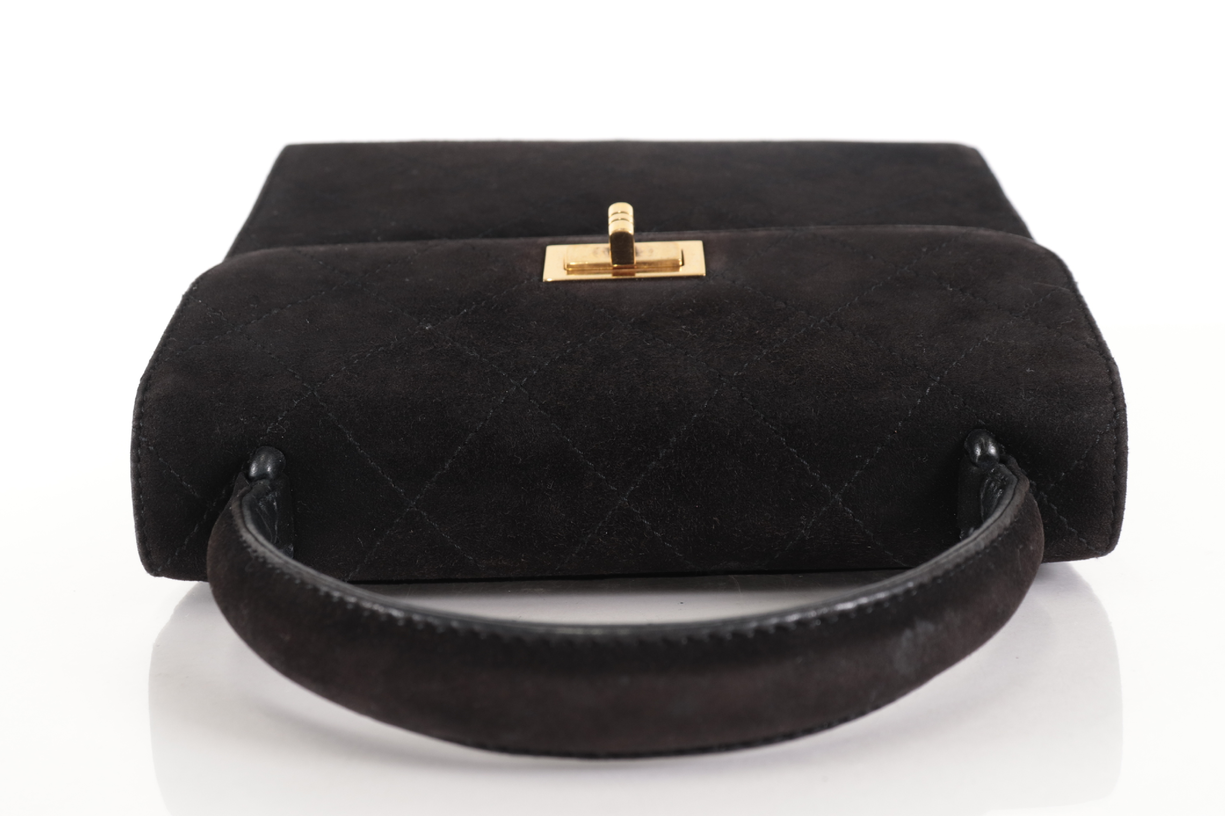 2.55 Suede Handbag (Serial Number 5) — view 5