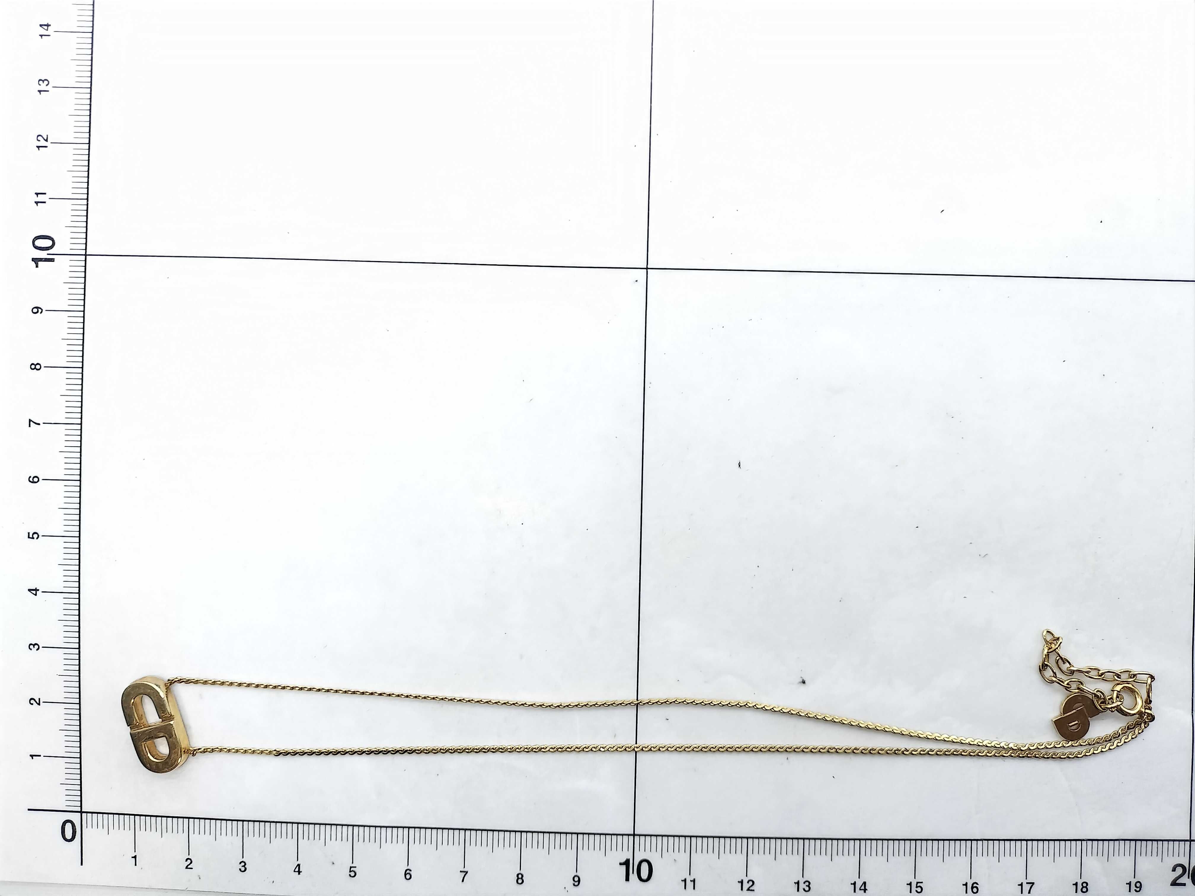 Gold Logo Necklace — view 6