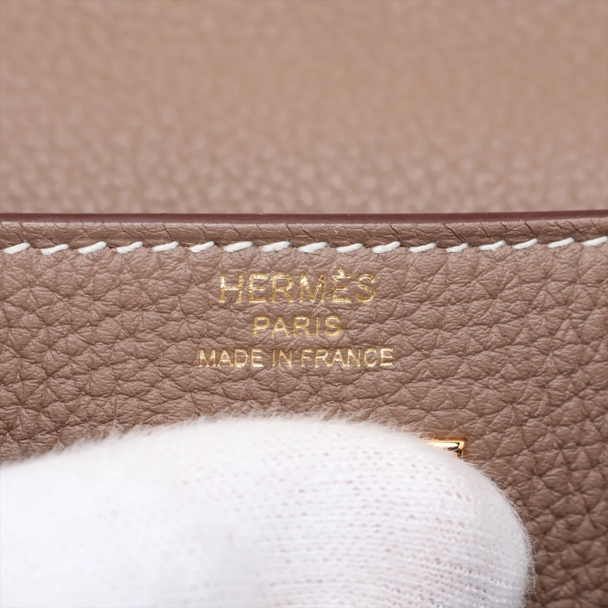 [Individually packaged] Hermes Kelly 28 Letournée Togo Etoupe Gold Hardware C: 2018 — view 10
