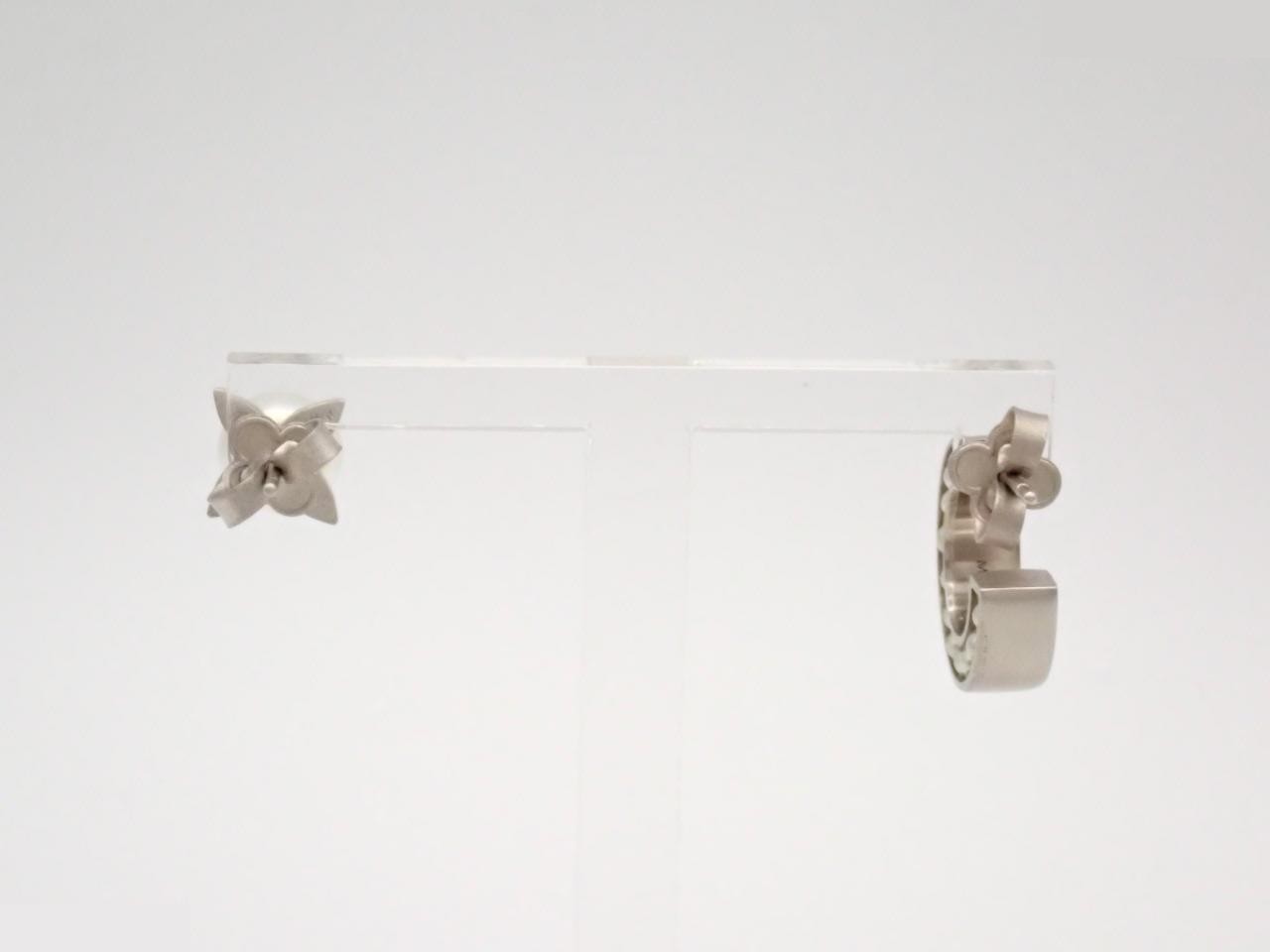 Hoop stud earrings — view 2