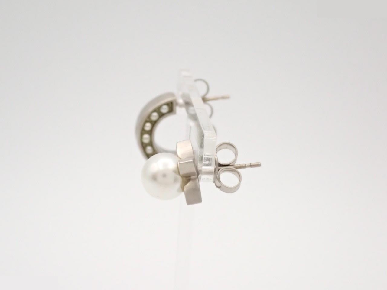 Hoop stud earrings — view 3