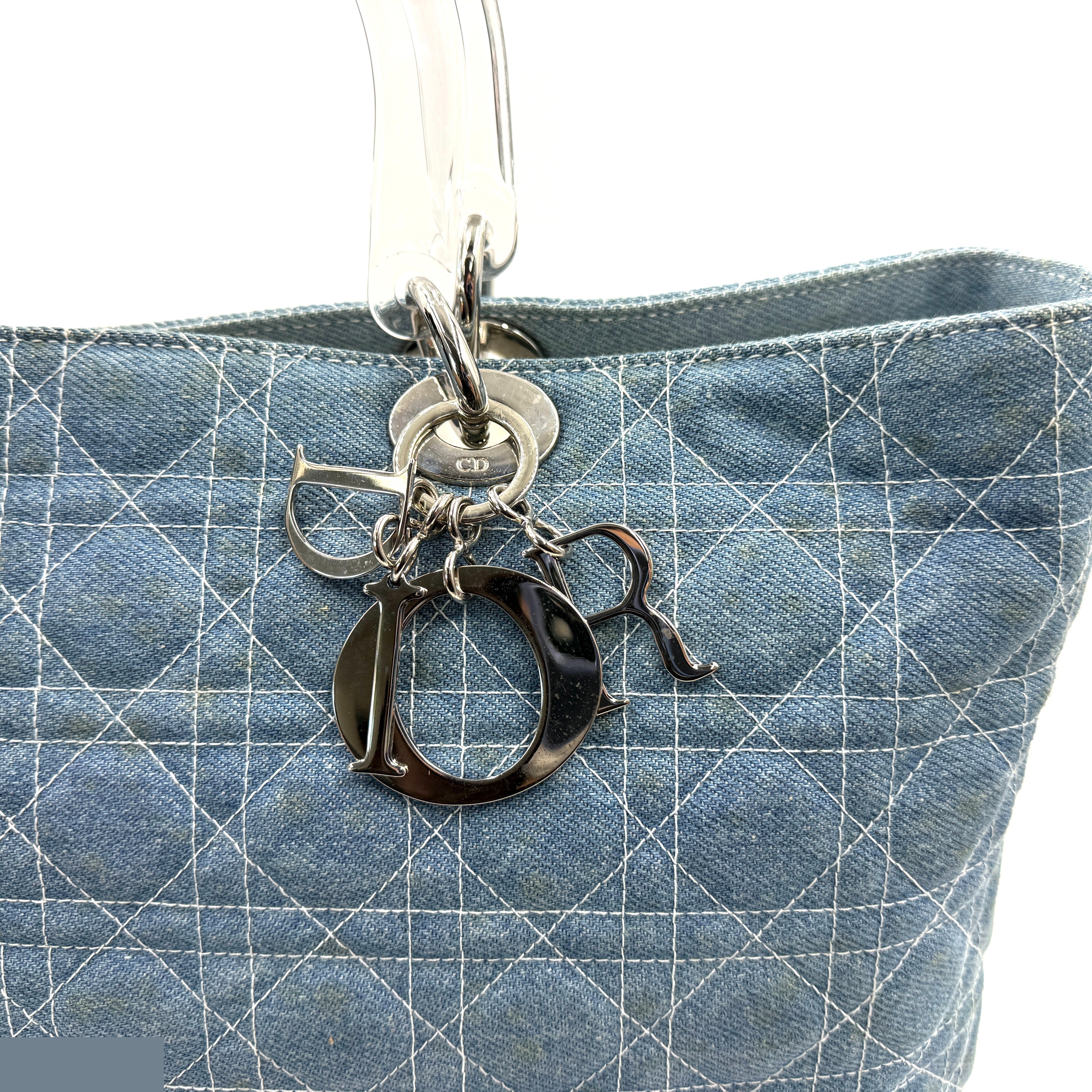 Lady Dior Denim Cannage — view 2