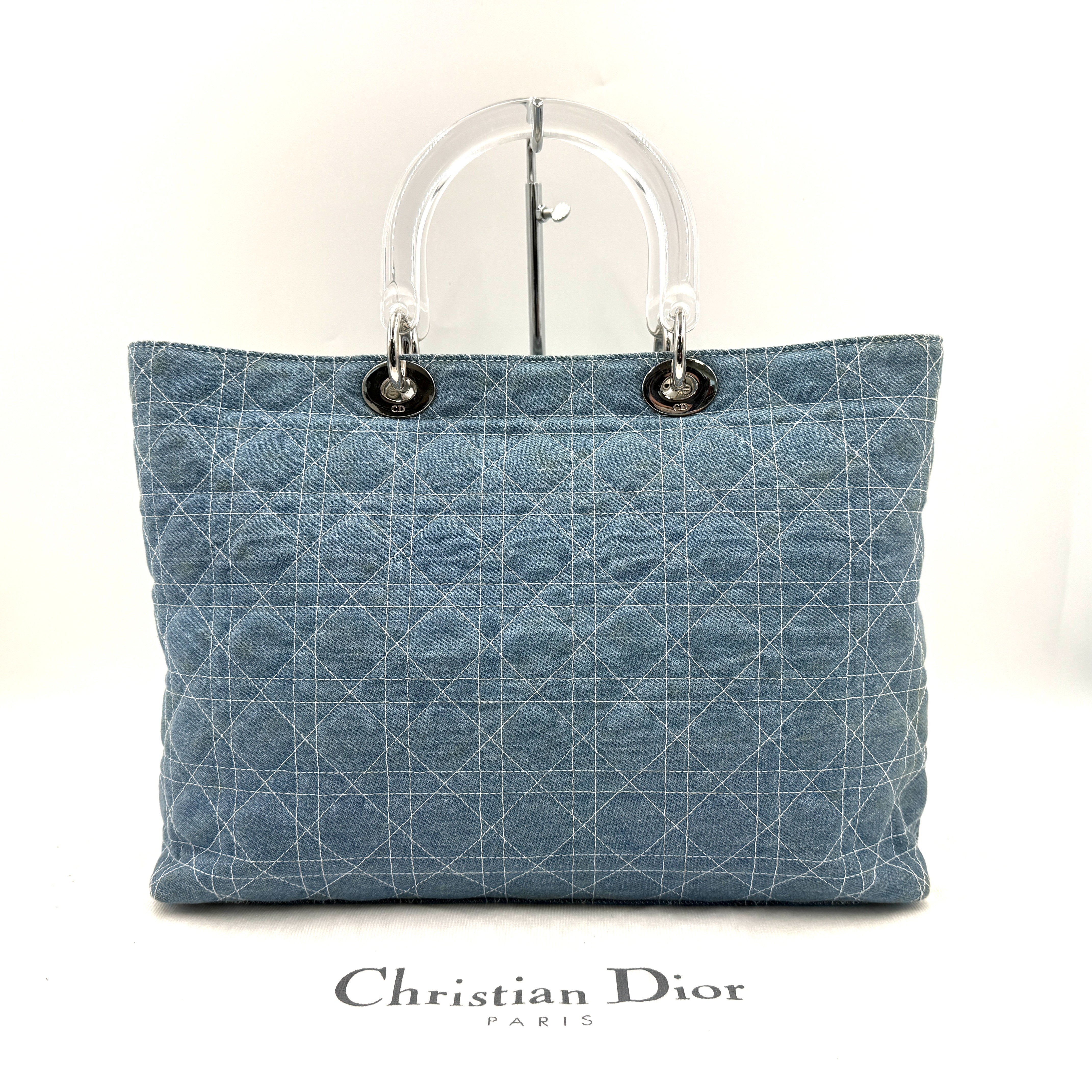 Lady Dior Denim Cannage — view 3