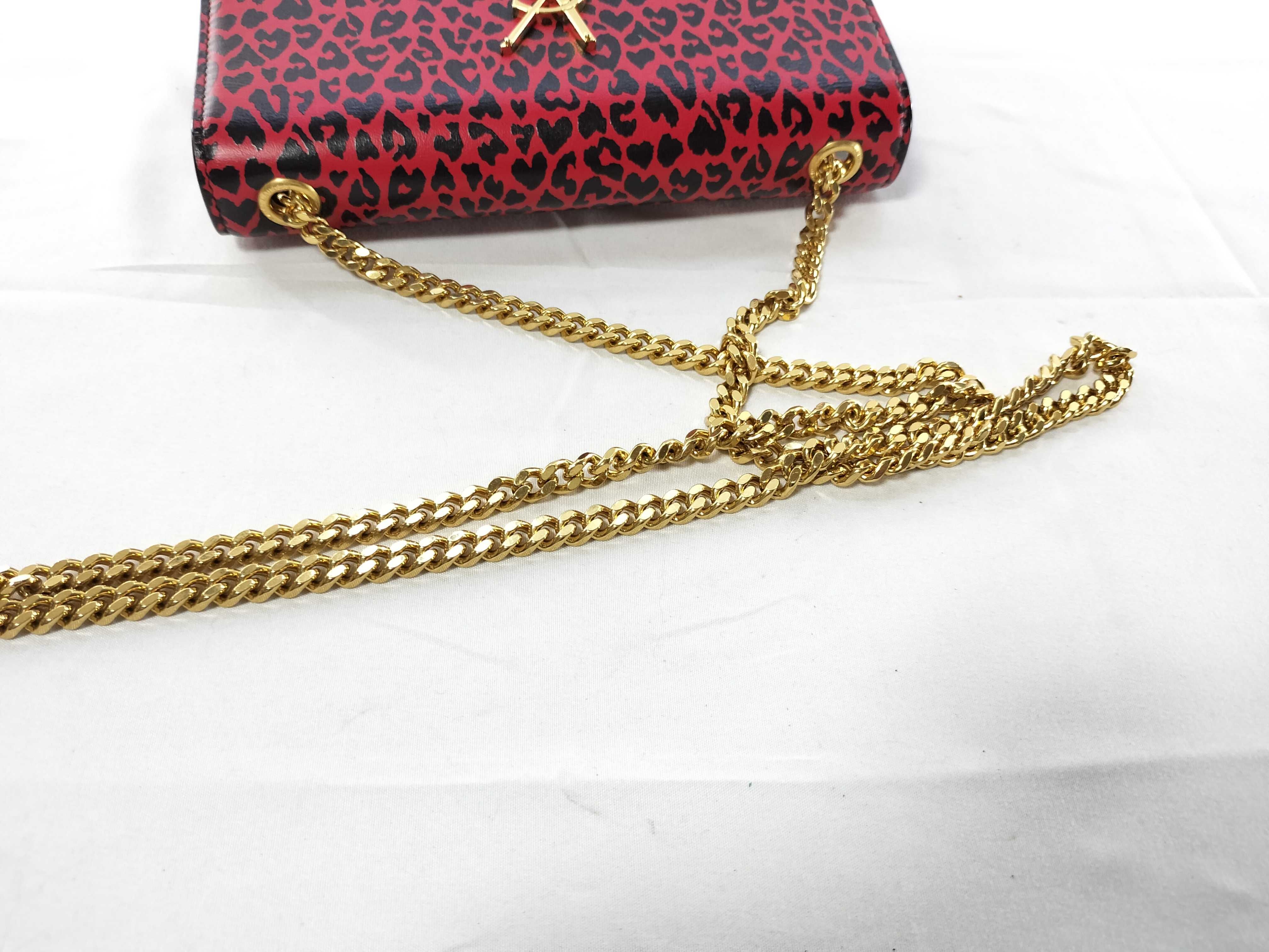 Chain Shoulder Bag, Leopard Print Shoulder Bag — view 3