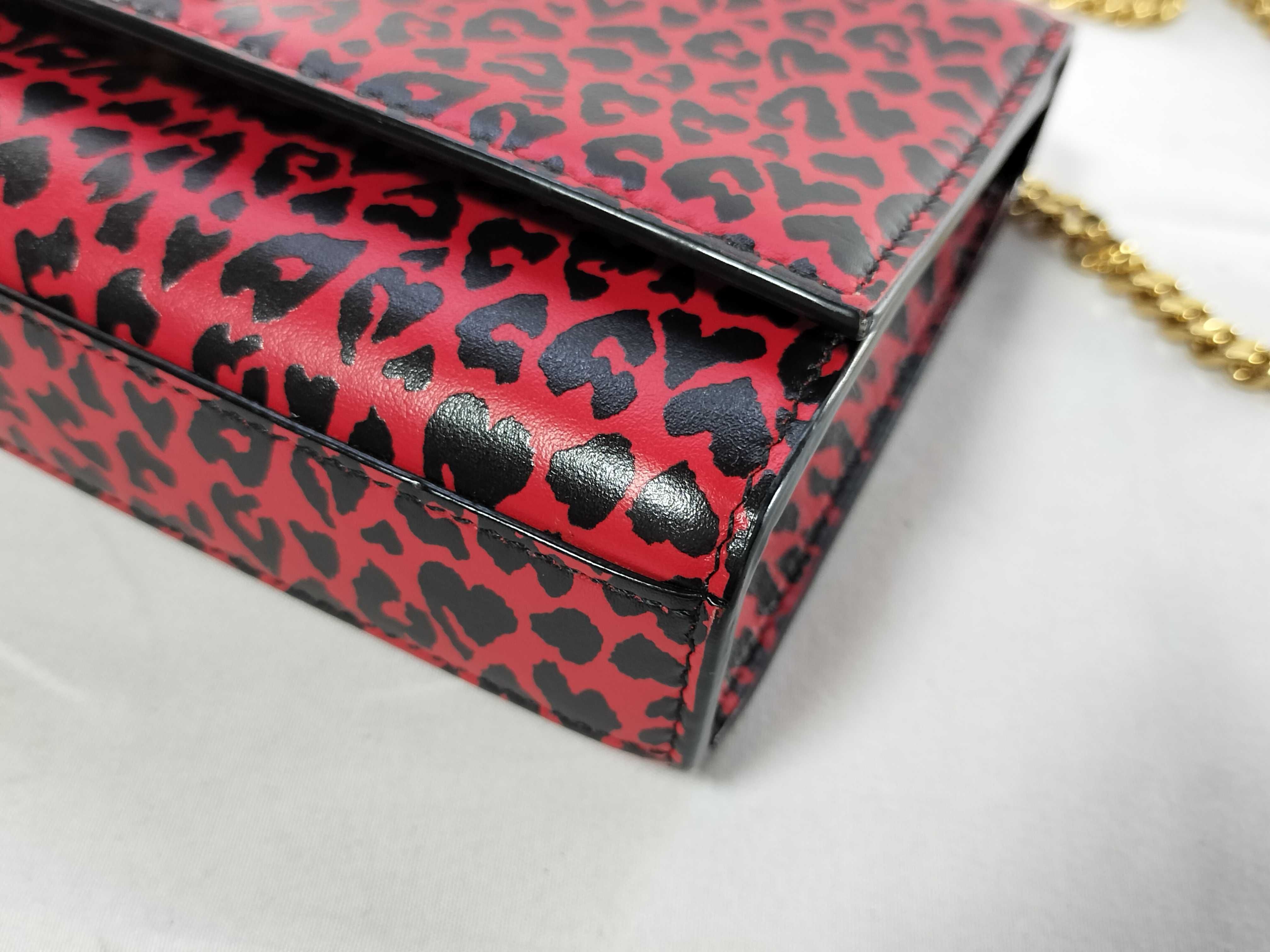 Chain Shoulder Bag, Leopard Print Shoulder Bag — view 6