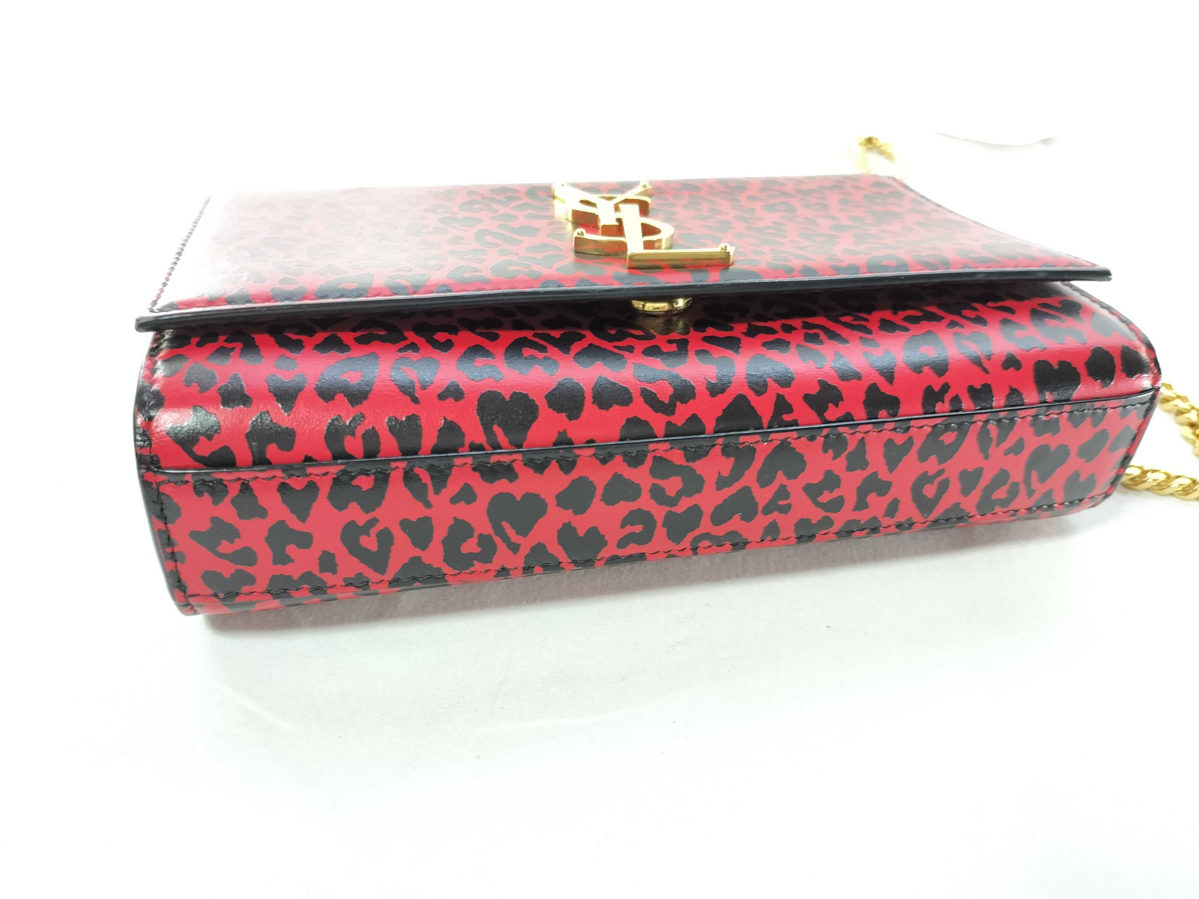 Chain Shoulder Bag, Leopard Print Shoulder Bag — view 7