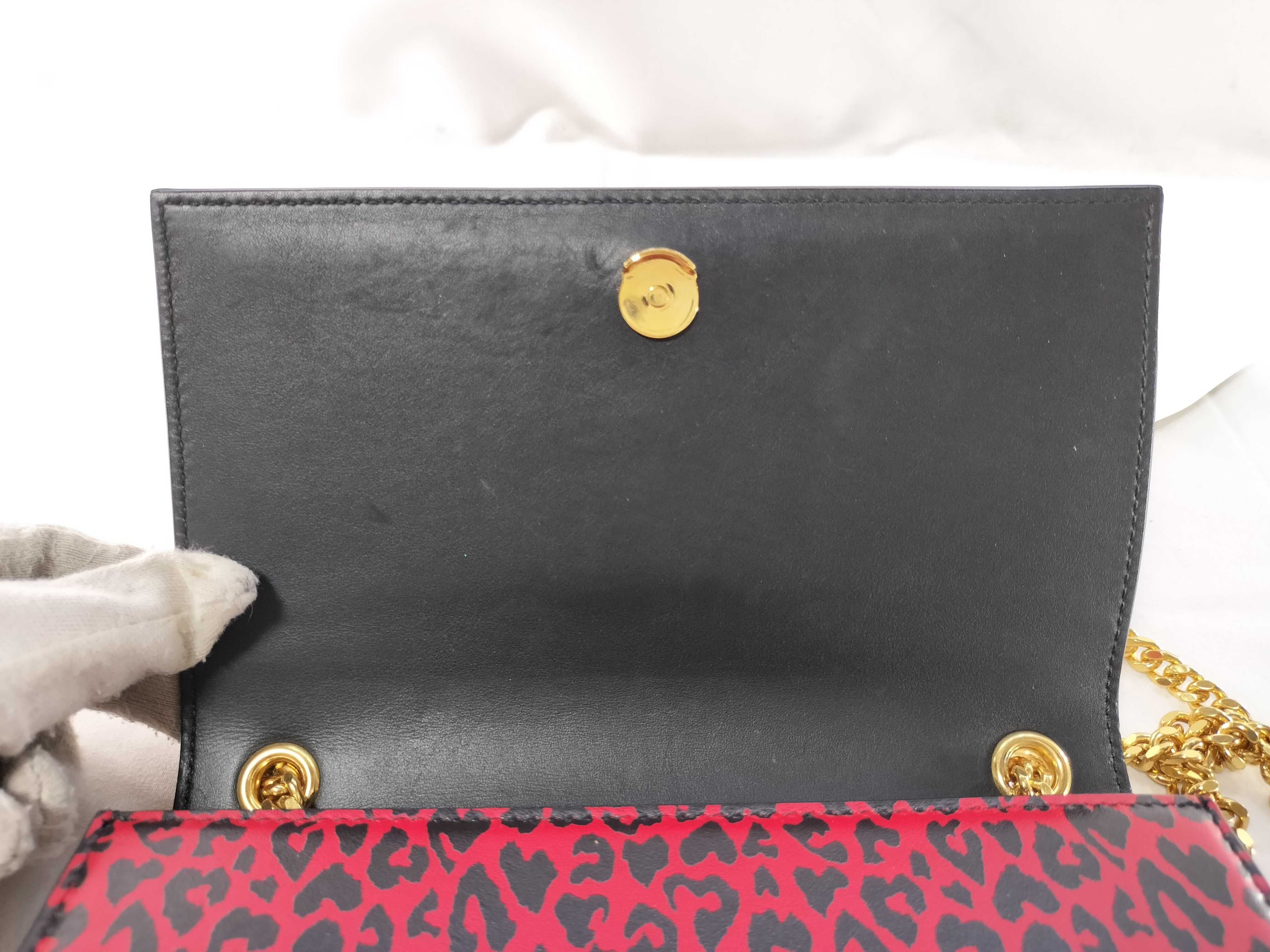 Chain Shoulder Bag, Leopard Print Shoulder Bag — view 8