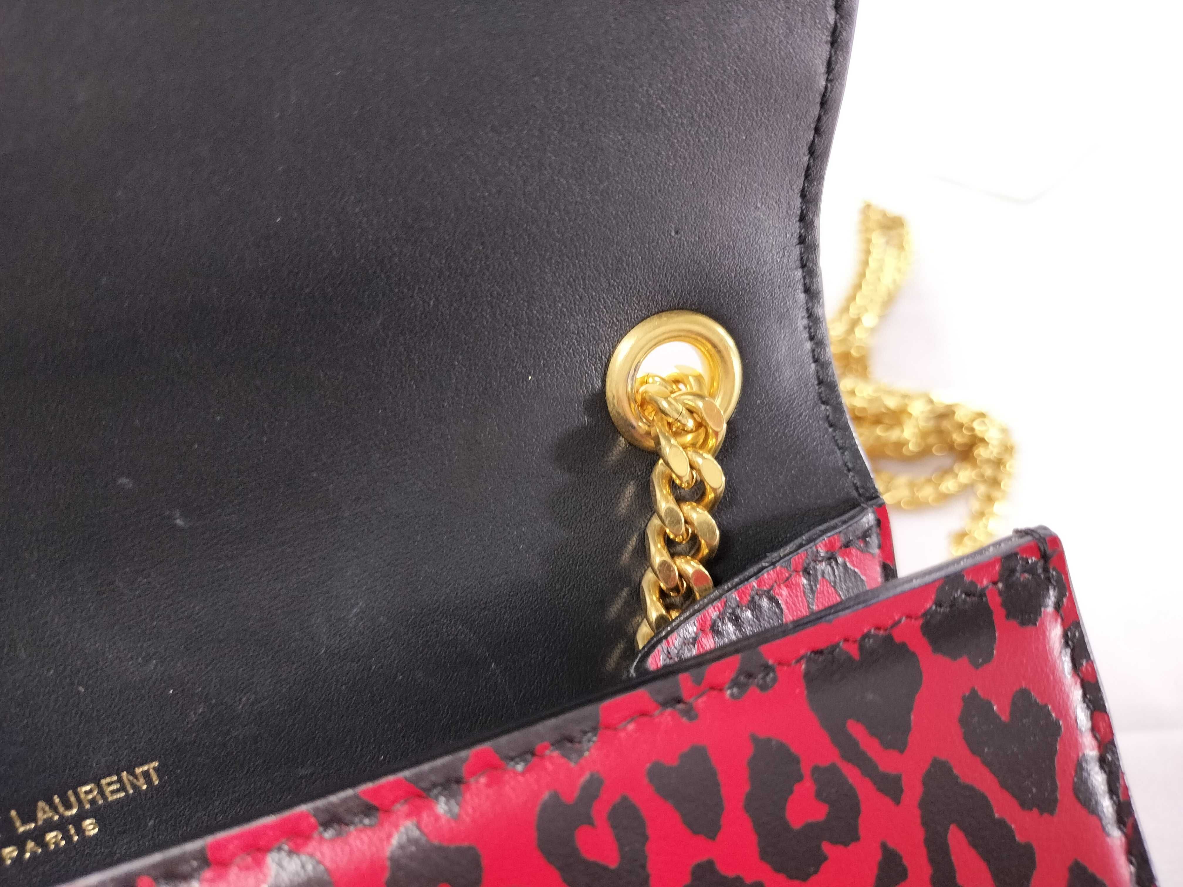 Chain Shoulder Bag, Leopard Print Shoulder Bag — view 9