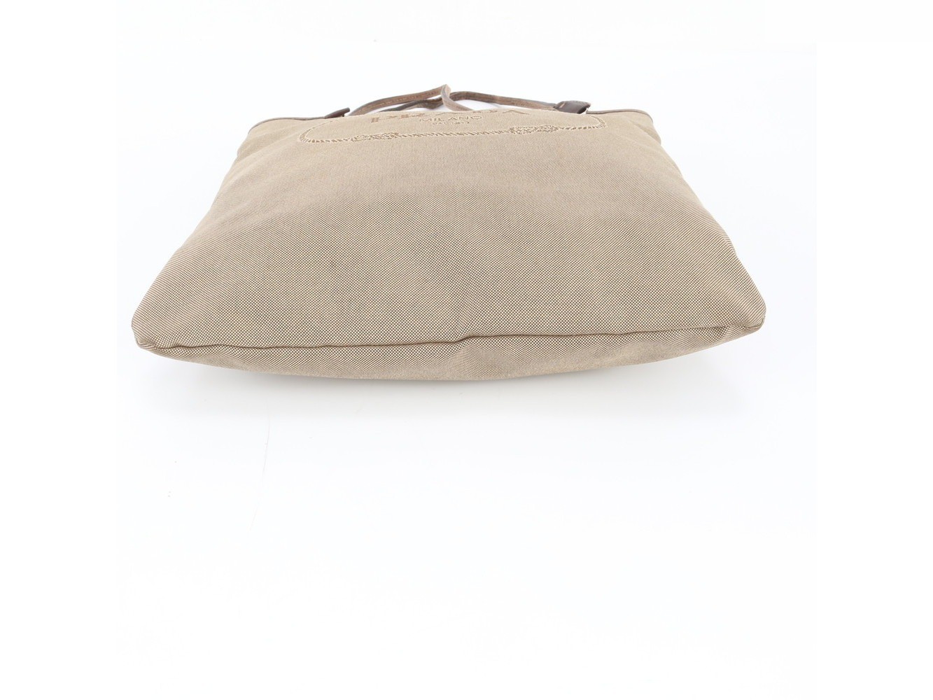 Includes guarantee card BR3581 Leather Canvas Tote Bag — view 6