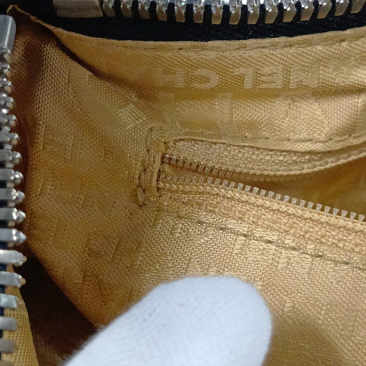 Logo Leather Shoulder Bag with Fringe, Black with Gold Hardware, Item Number 8389298 (Serial Number 8) — view 12