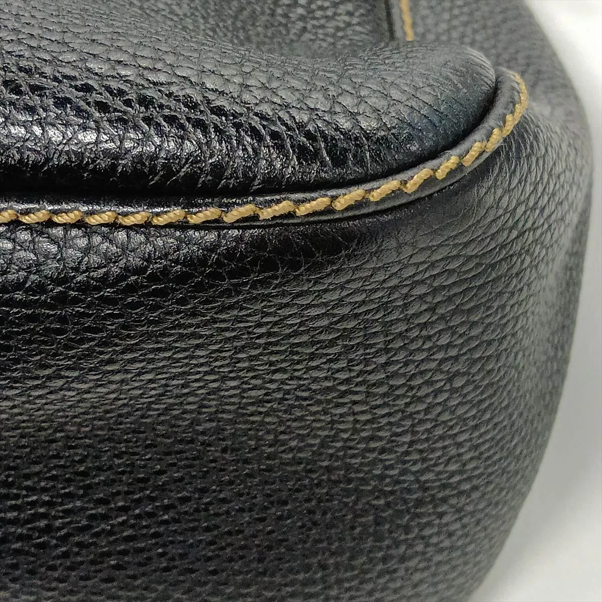 Logo Leather Shoulder Bag with Fringe, Black with Gold Hardware, Item Number 8389298 (Serial Number 8) — view 15