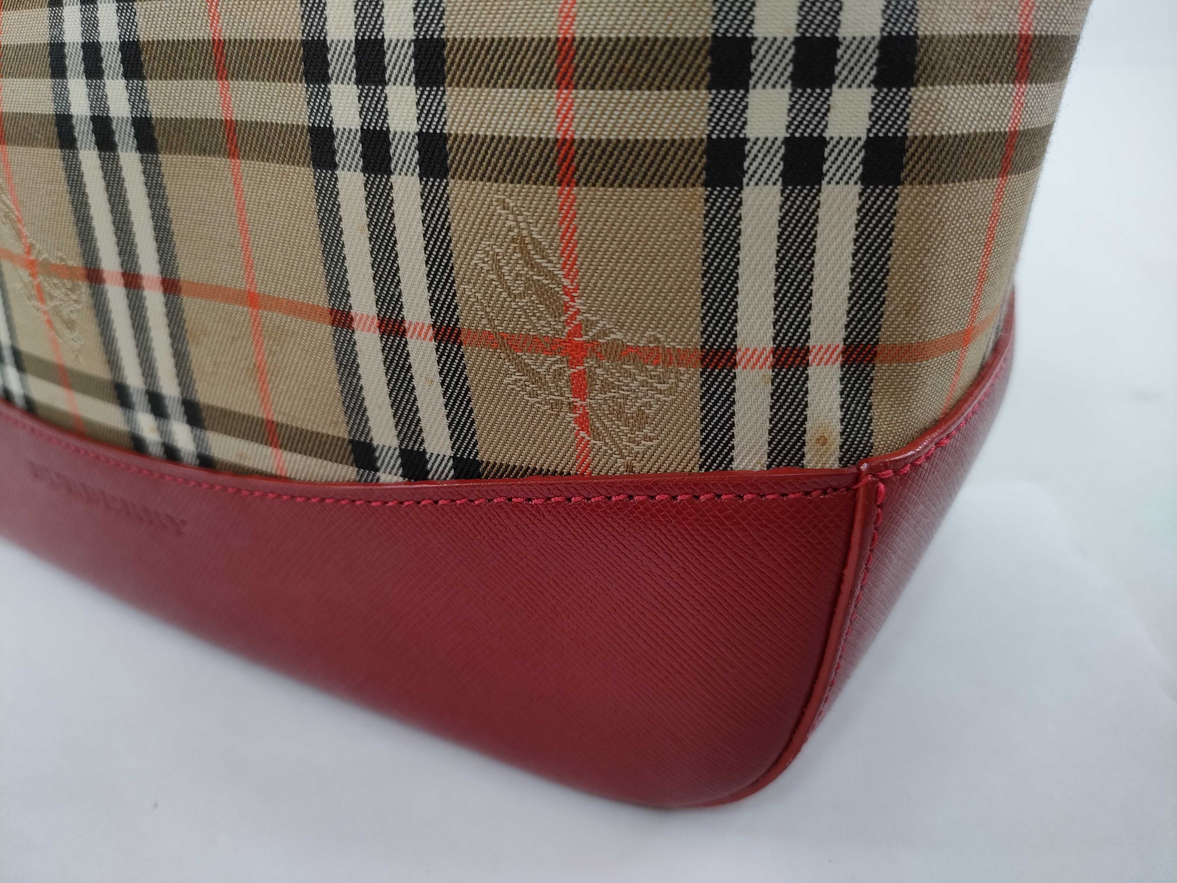 Nova Check Red Handbag — view 8