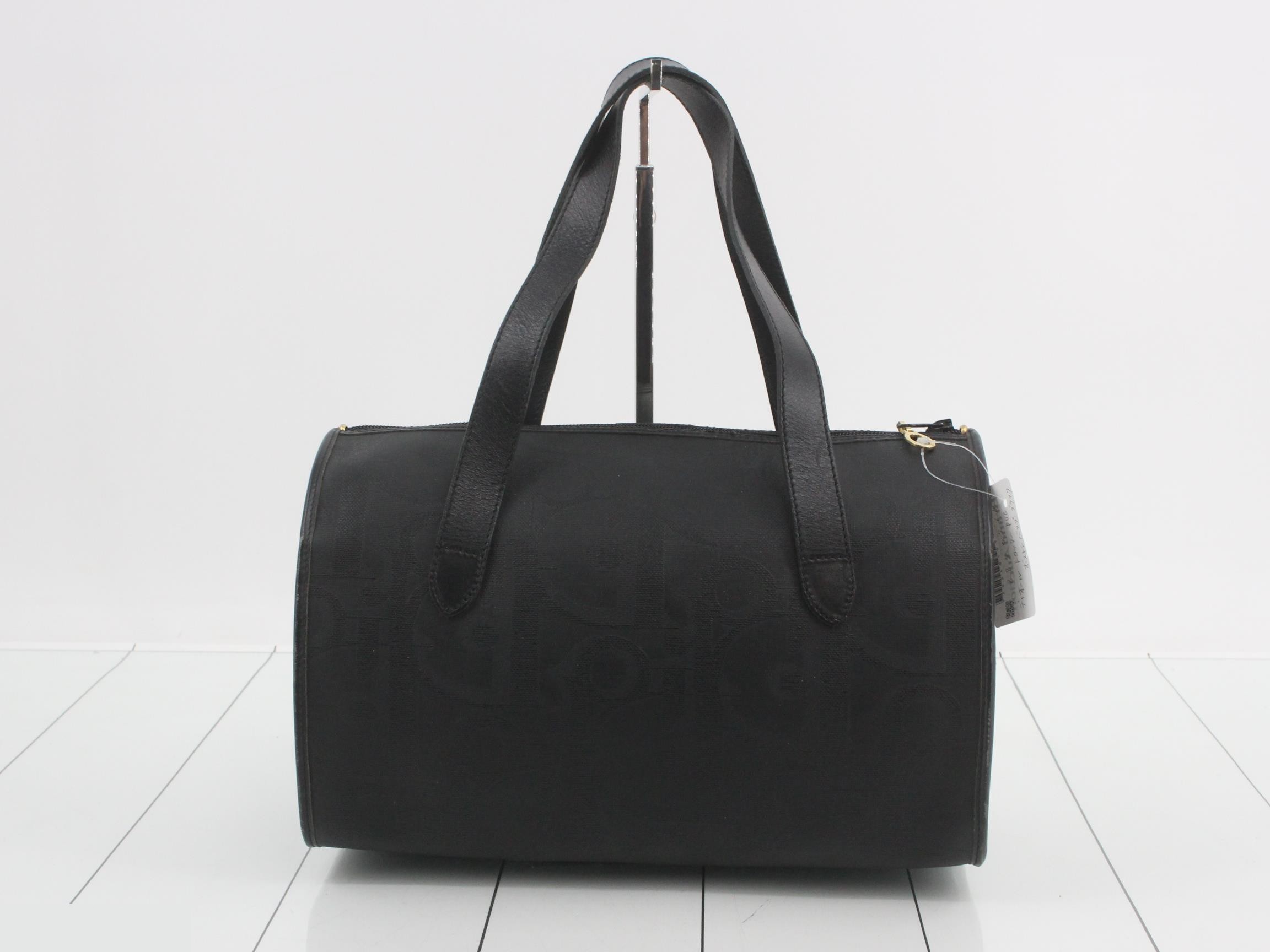 Trotter PVC Boston Bag, Black — view 2