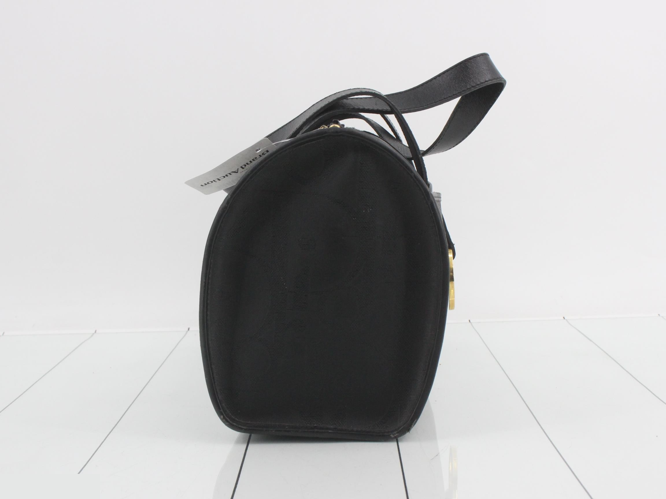 Trotter PVC Boston Bag, Black — view 4