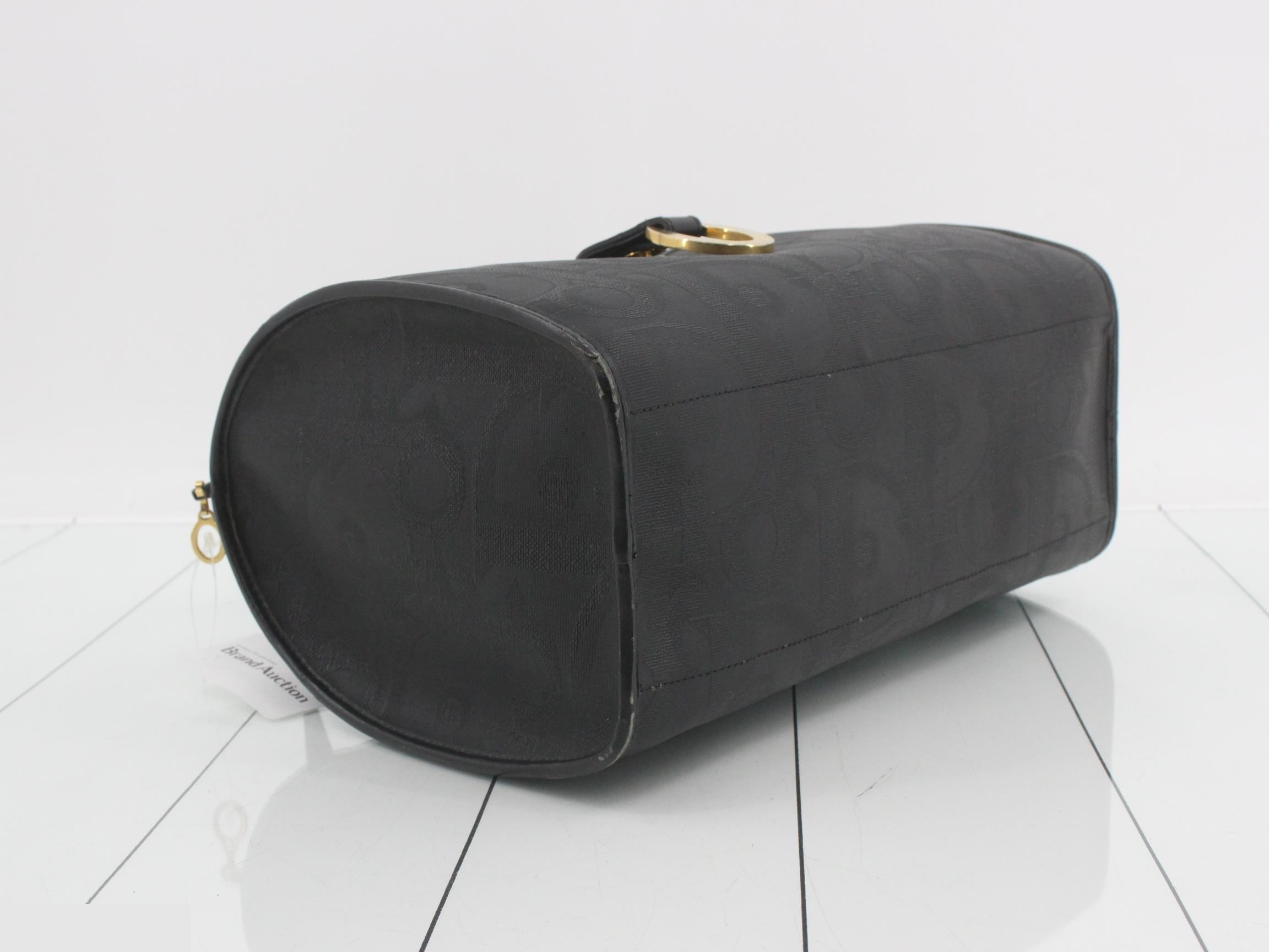 Trotter PVC Boston Bag, Black — view 5