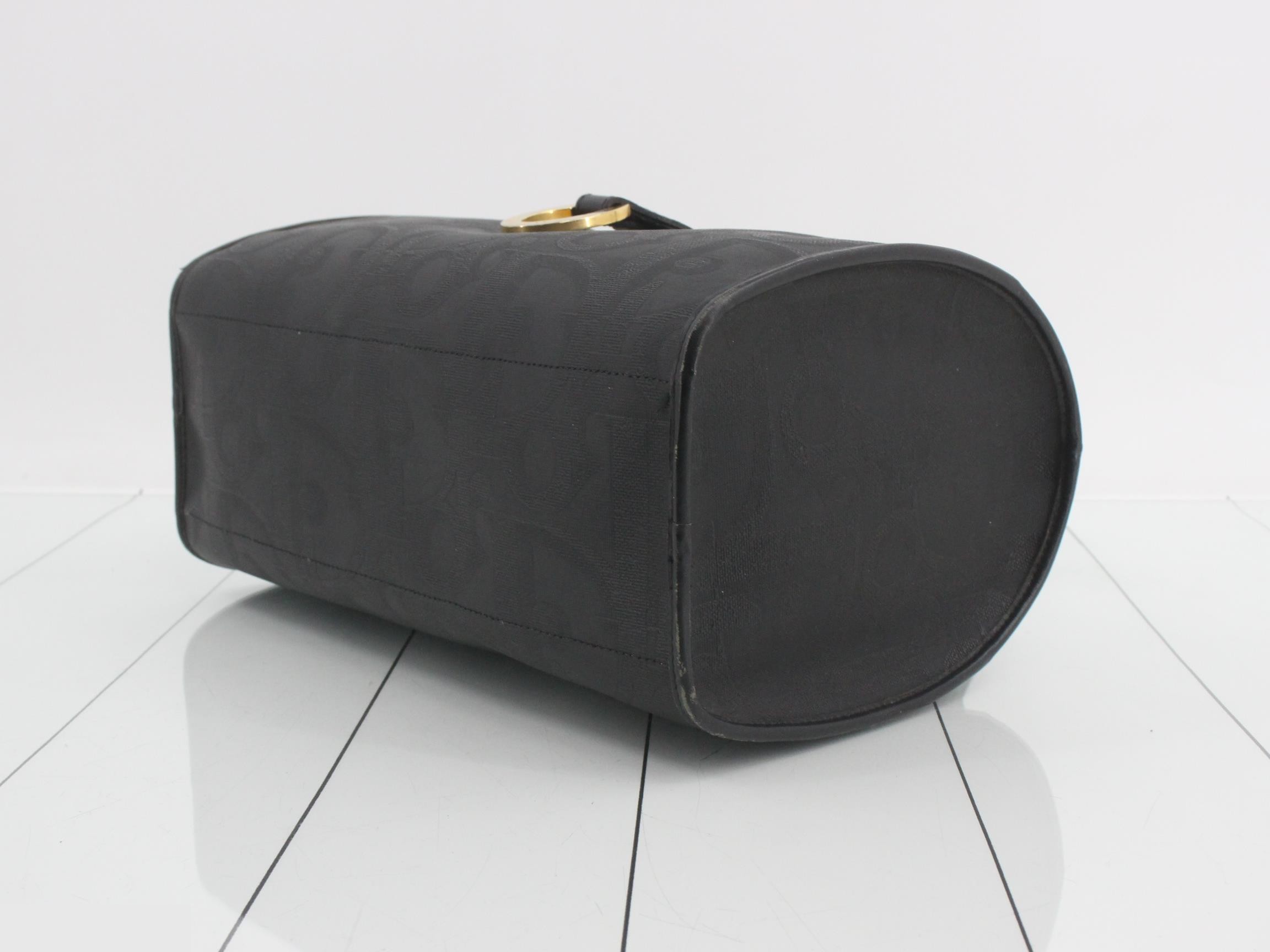 Trotter PVC Boston Bag, Black — view 6
