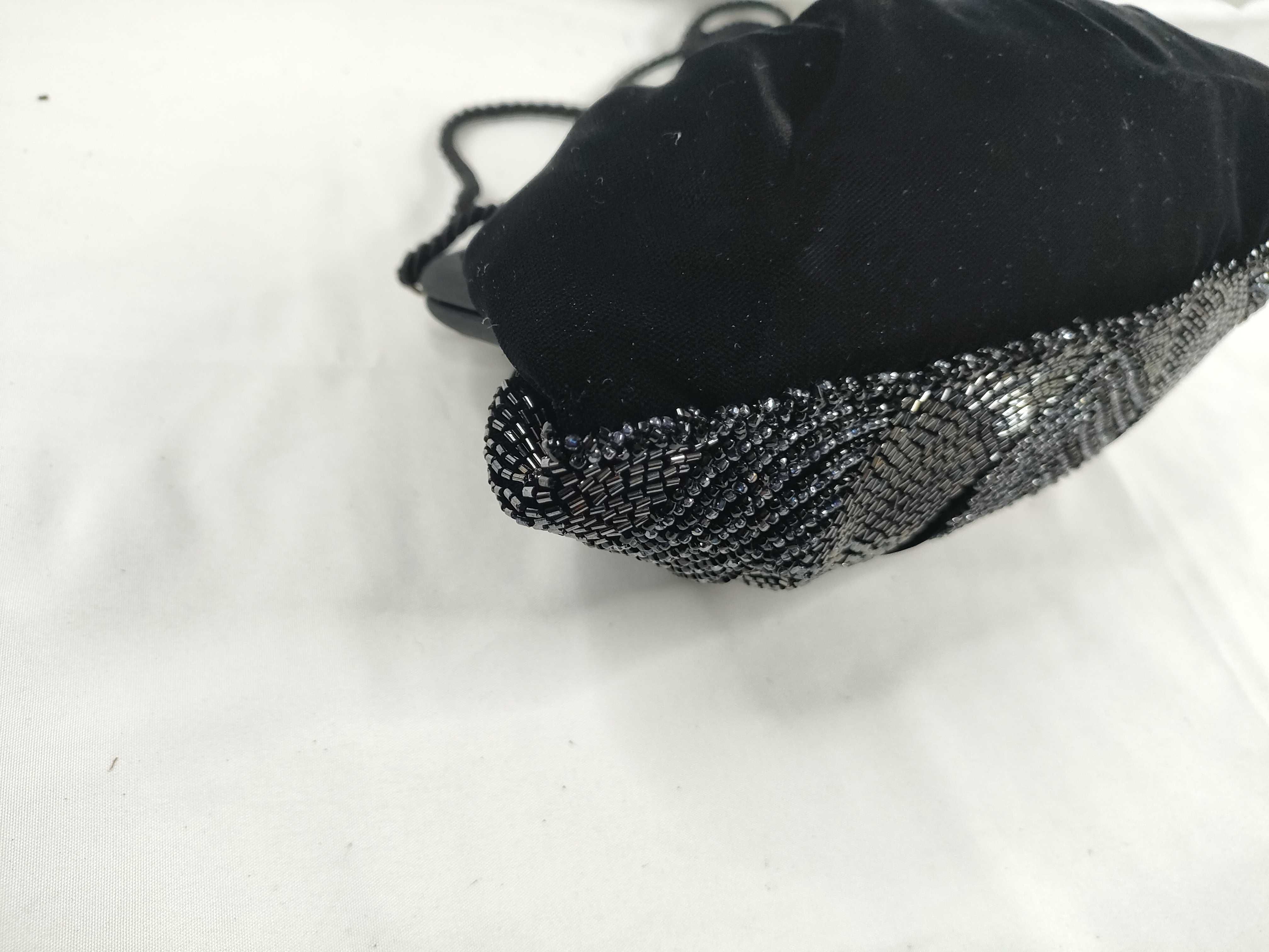 Beaded Velour Shoulder Bag — view 3