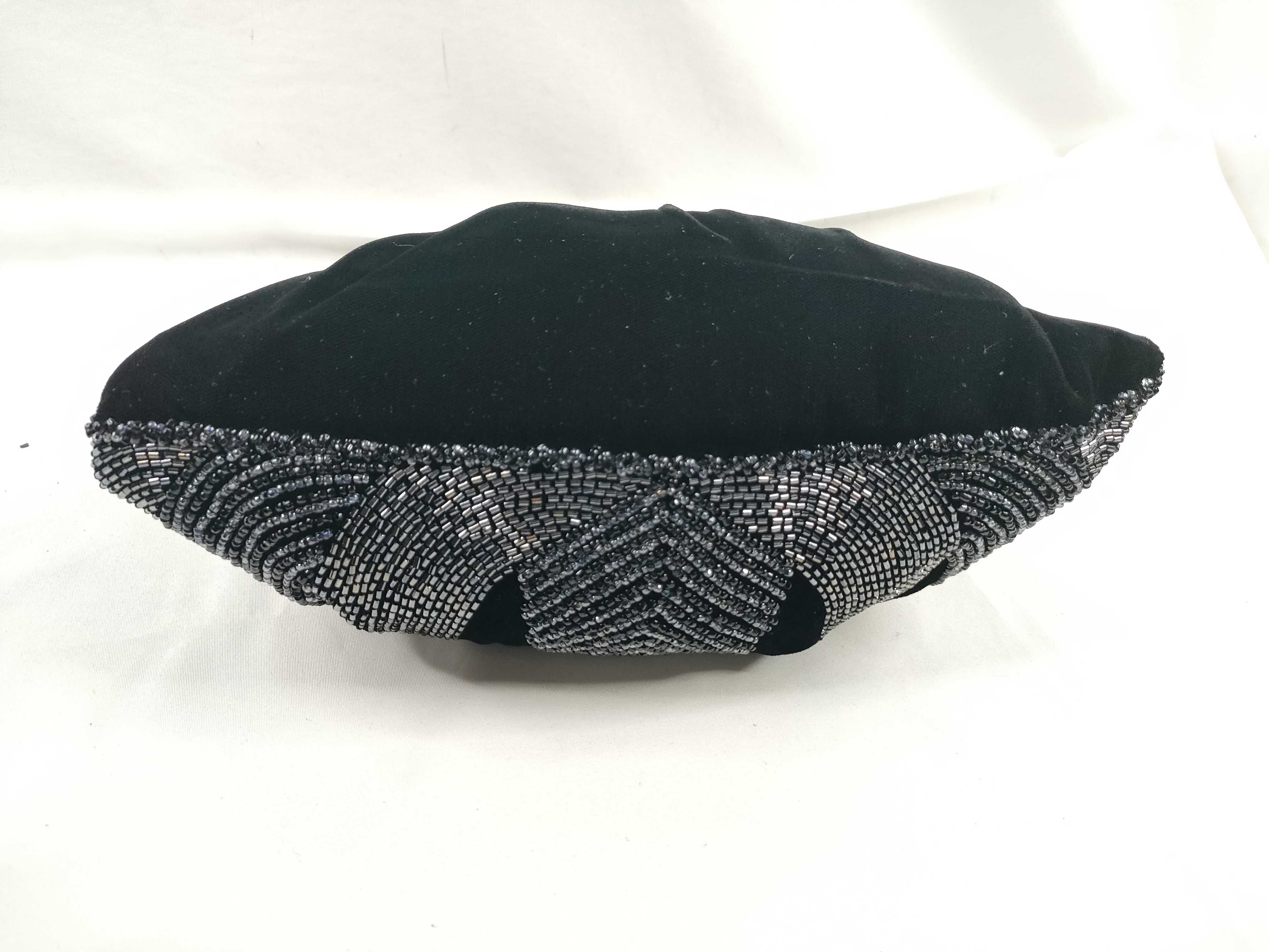 Beaded Velour Shoulder Bag — view 4