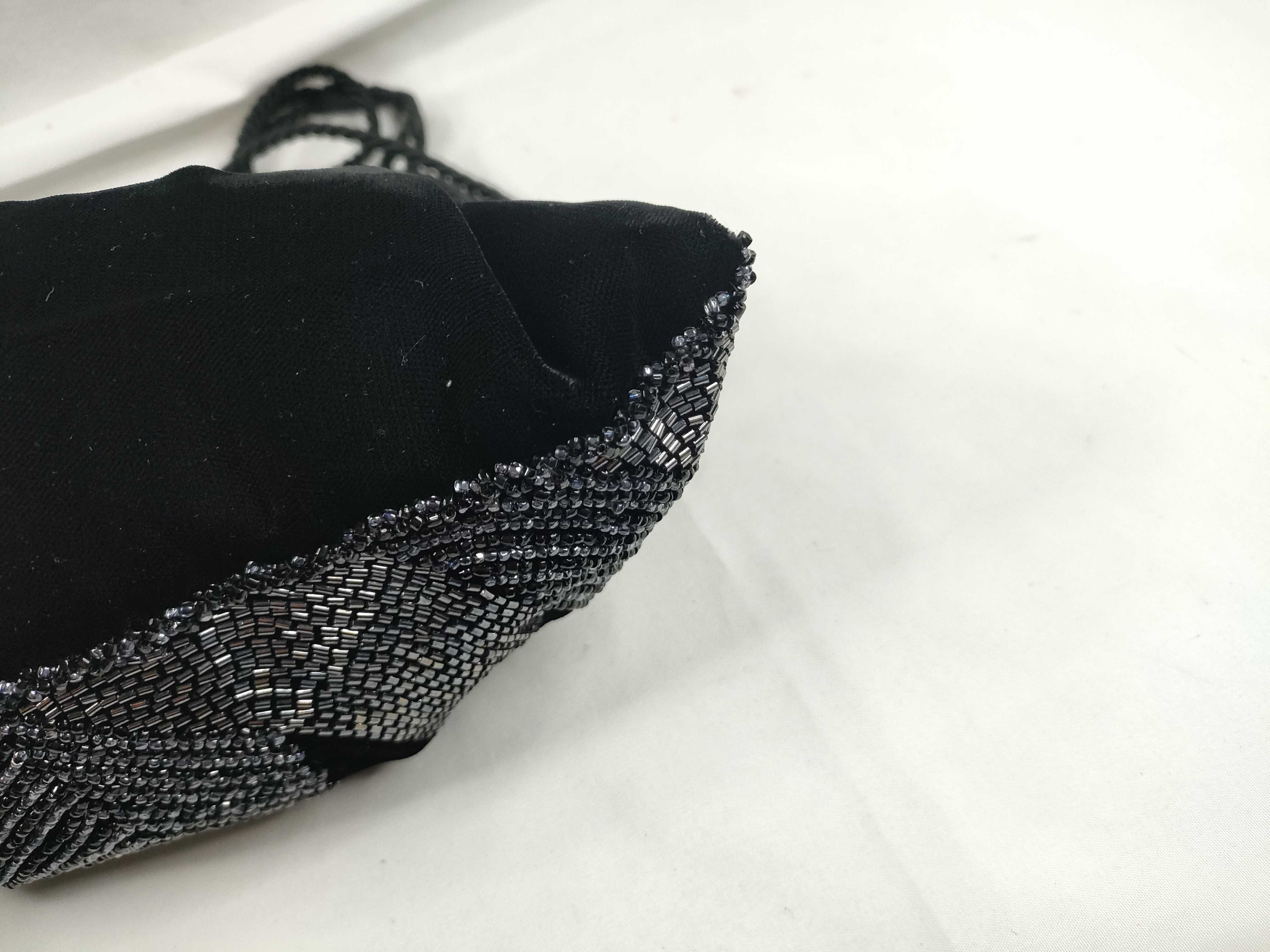 Beaded Velour Shoulder Bag — view 5