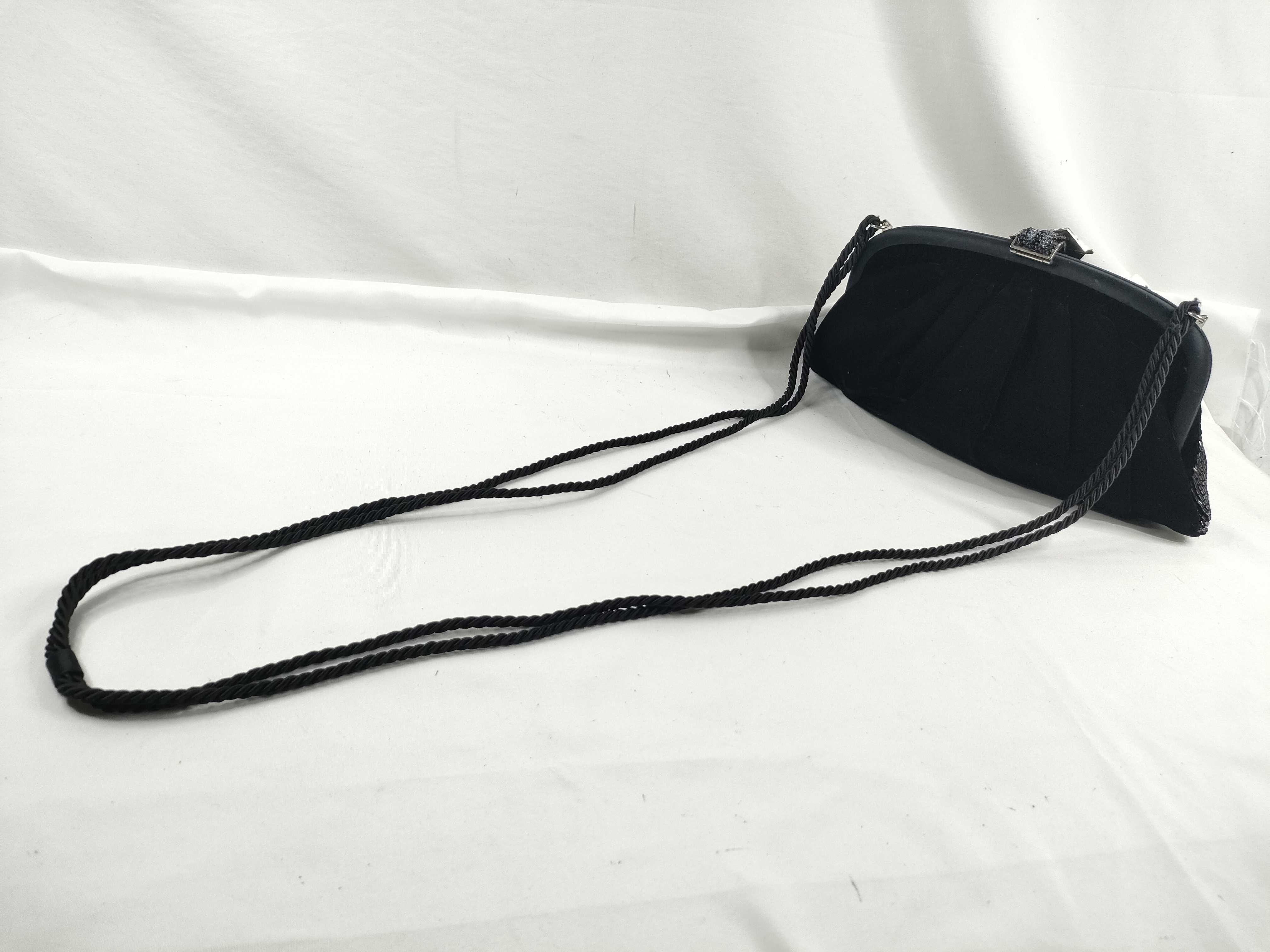 Beaded Velour Shoulder Bag — view 6