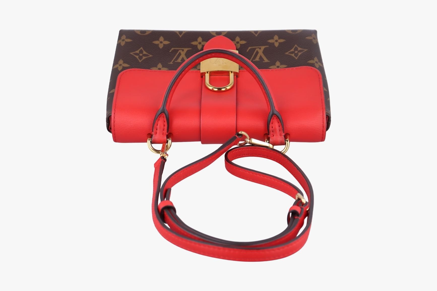 Rocky BB Monogram Canvas x Calf Leather Monogram/Brown x Coquelicot — view 5