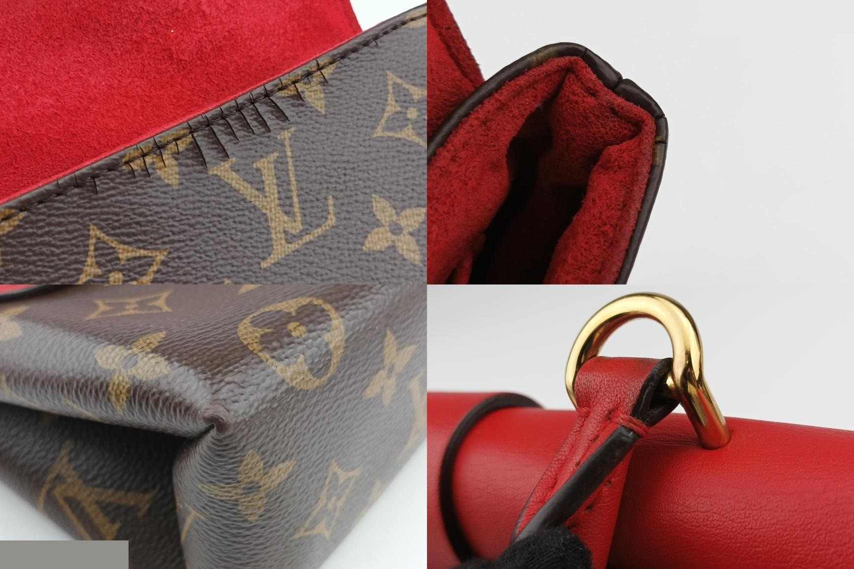 Rocky BB Monogram Canvas x Calf Leather Monogram/Brown x Coquelicot — view 9