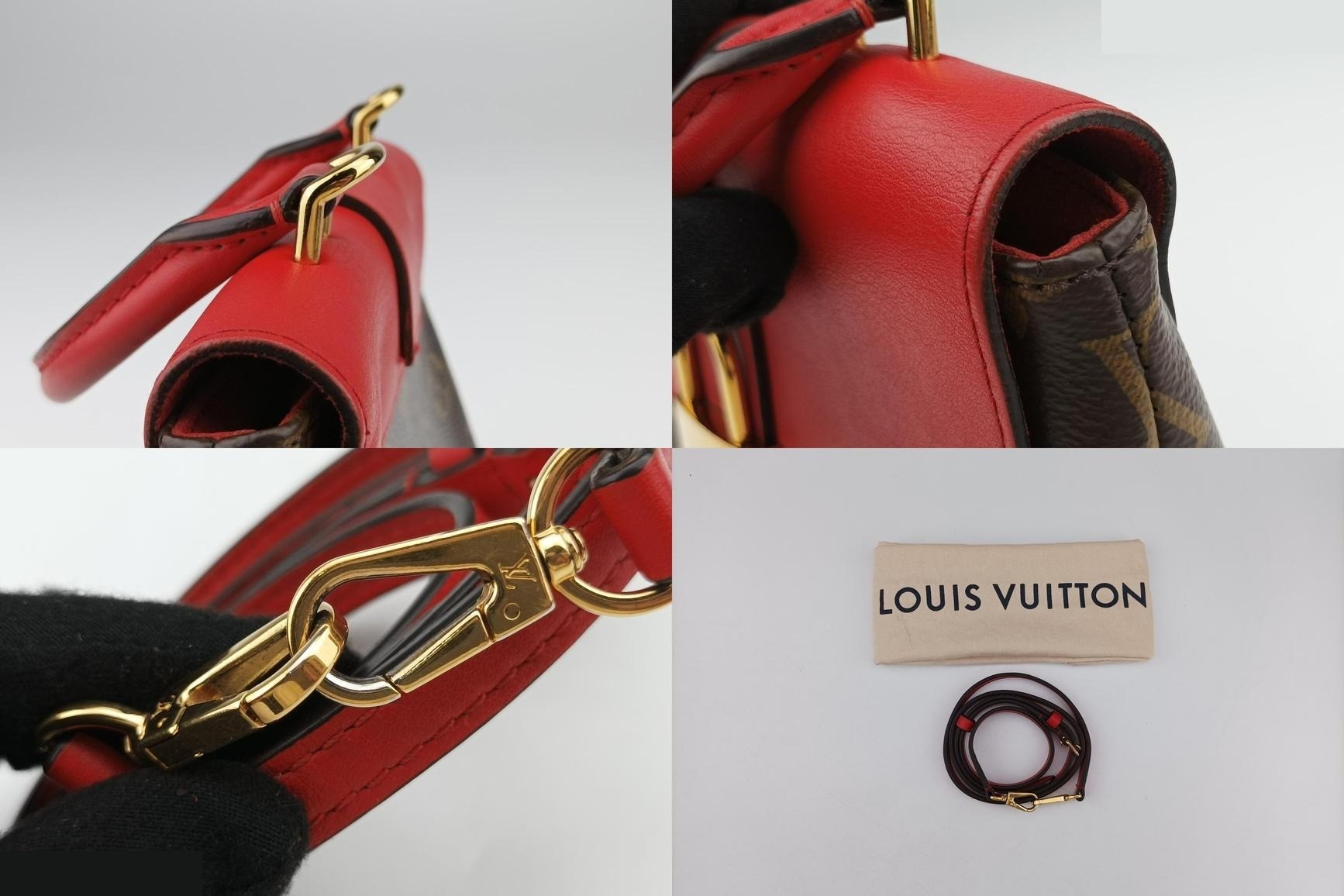 Rocky BB Monogram Canvas x Calf Leather Monogram/Brown x Coquelicot — view 10