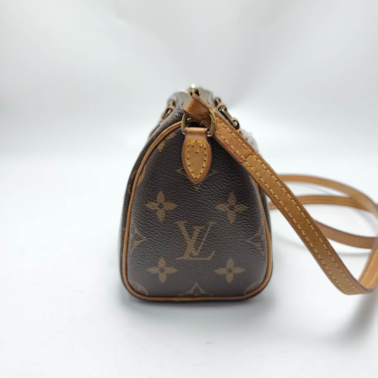 【*Shipped from: China*】LOUIS VUITTON Nano Speedy PU Shoulder Bag — view 3