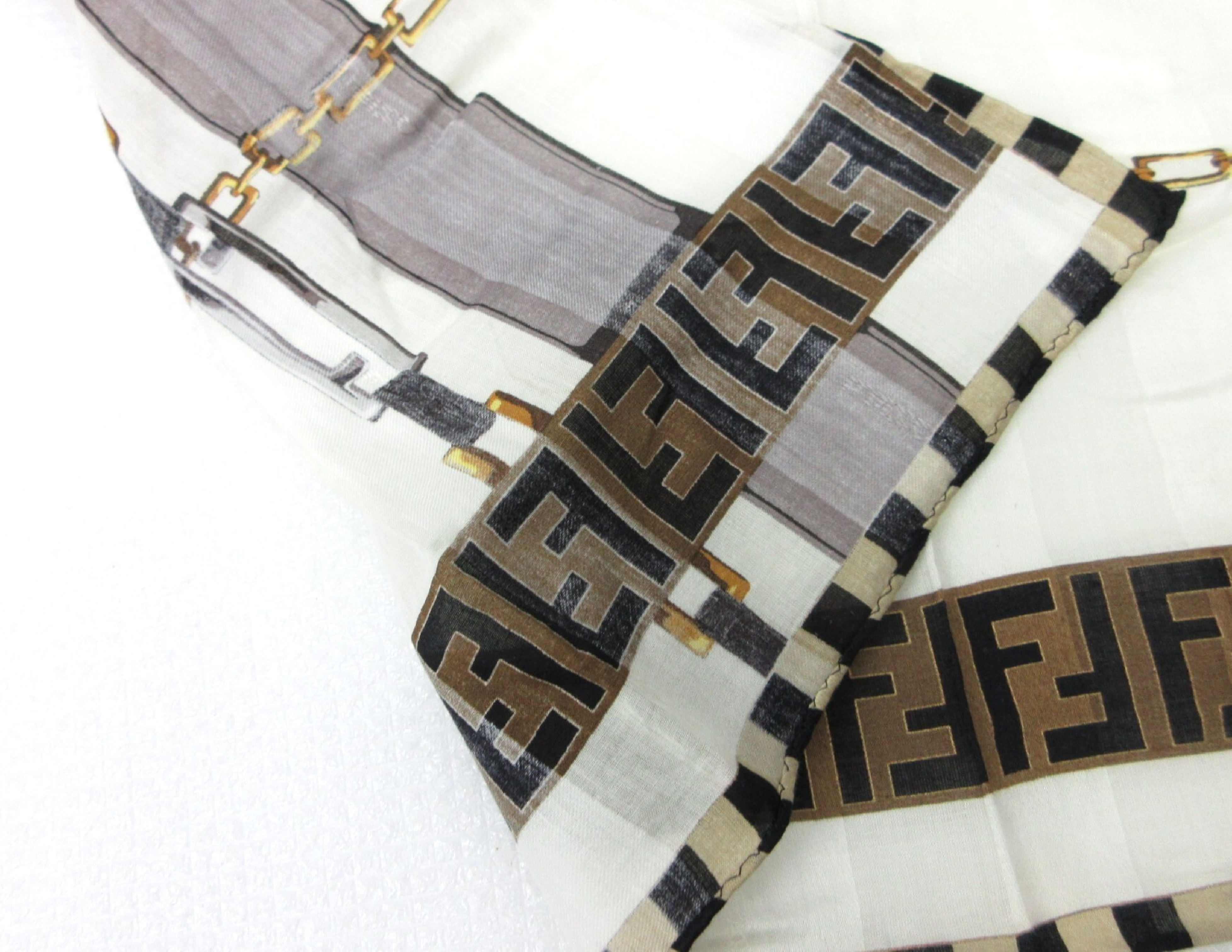 handkerchief scarf, Zucca pattern, and other accessories. — view 4