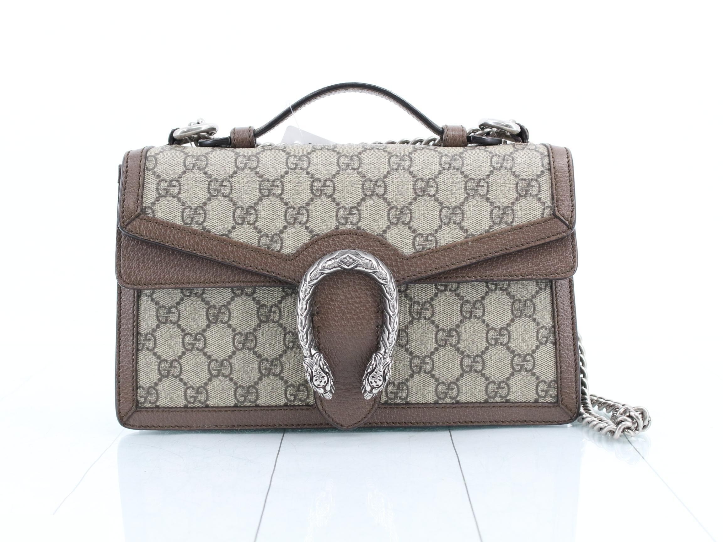 Dionysus GG Supreme Leather 2-Way Chain Shoulder/Handbag
